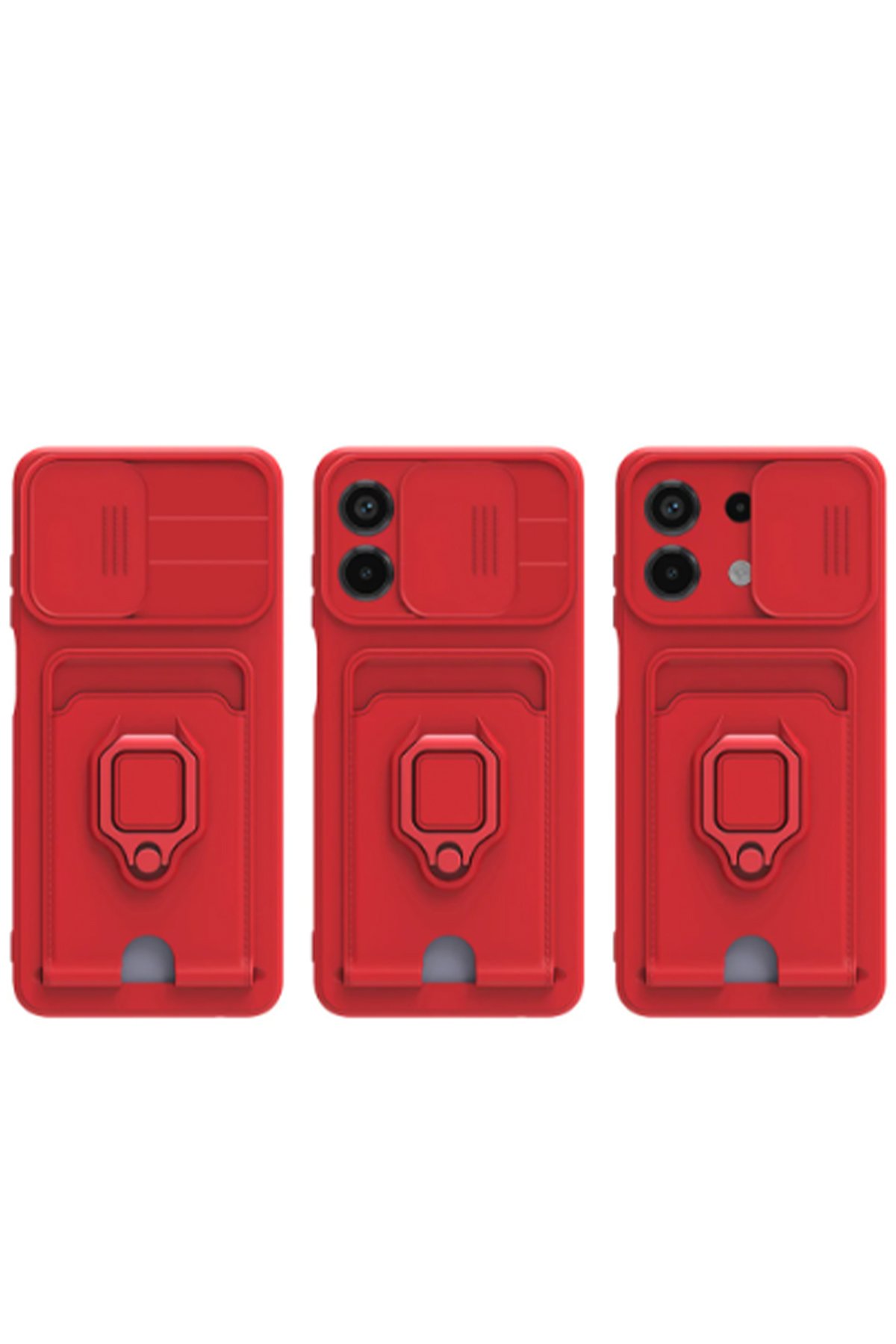Newface Xiaomi Redmi Note 13 4G Kılıf Power Silikon - Koyu Yeşil