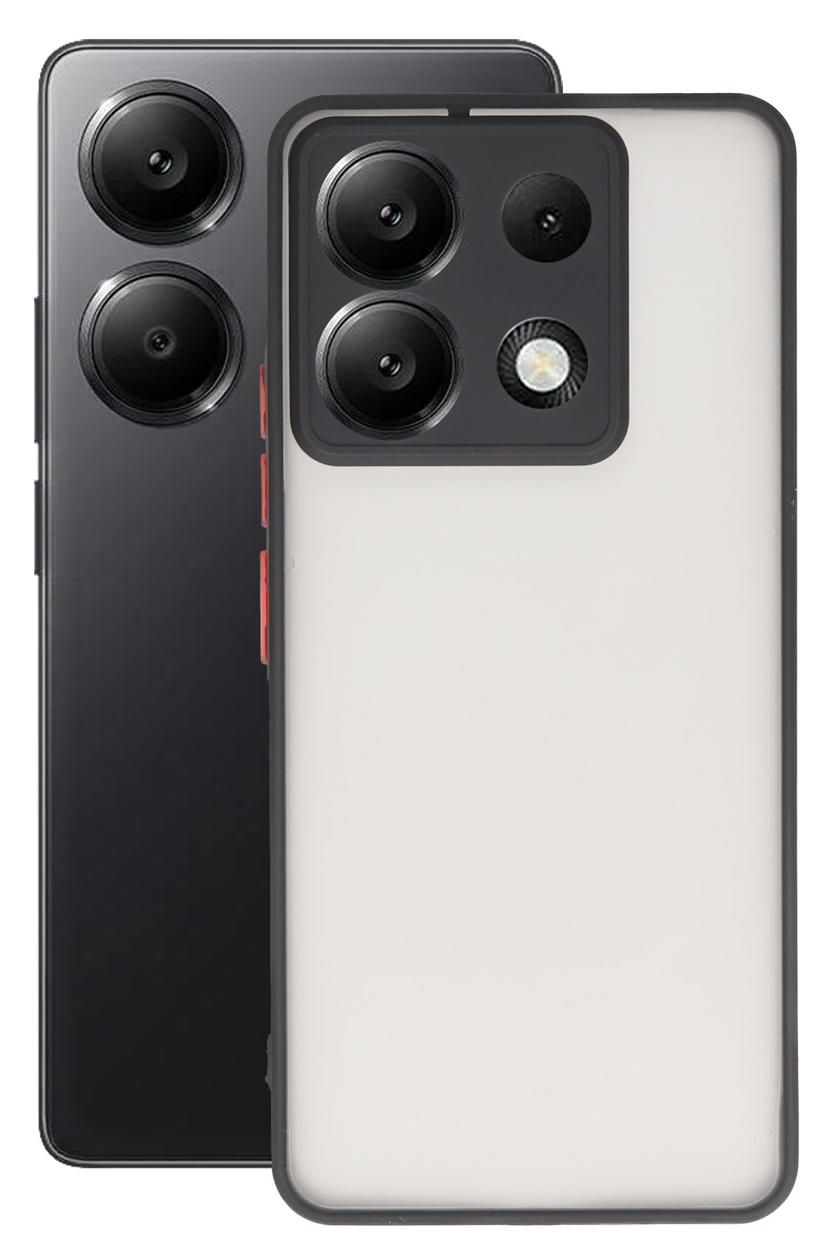 Newface Xiaomi Redmi Note 13 5G Kılıf Pars Lens Yüzüklü Silikon - Yeşil