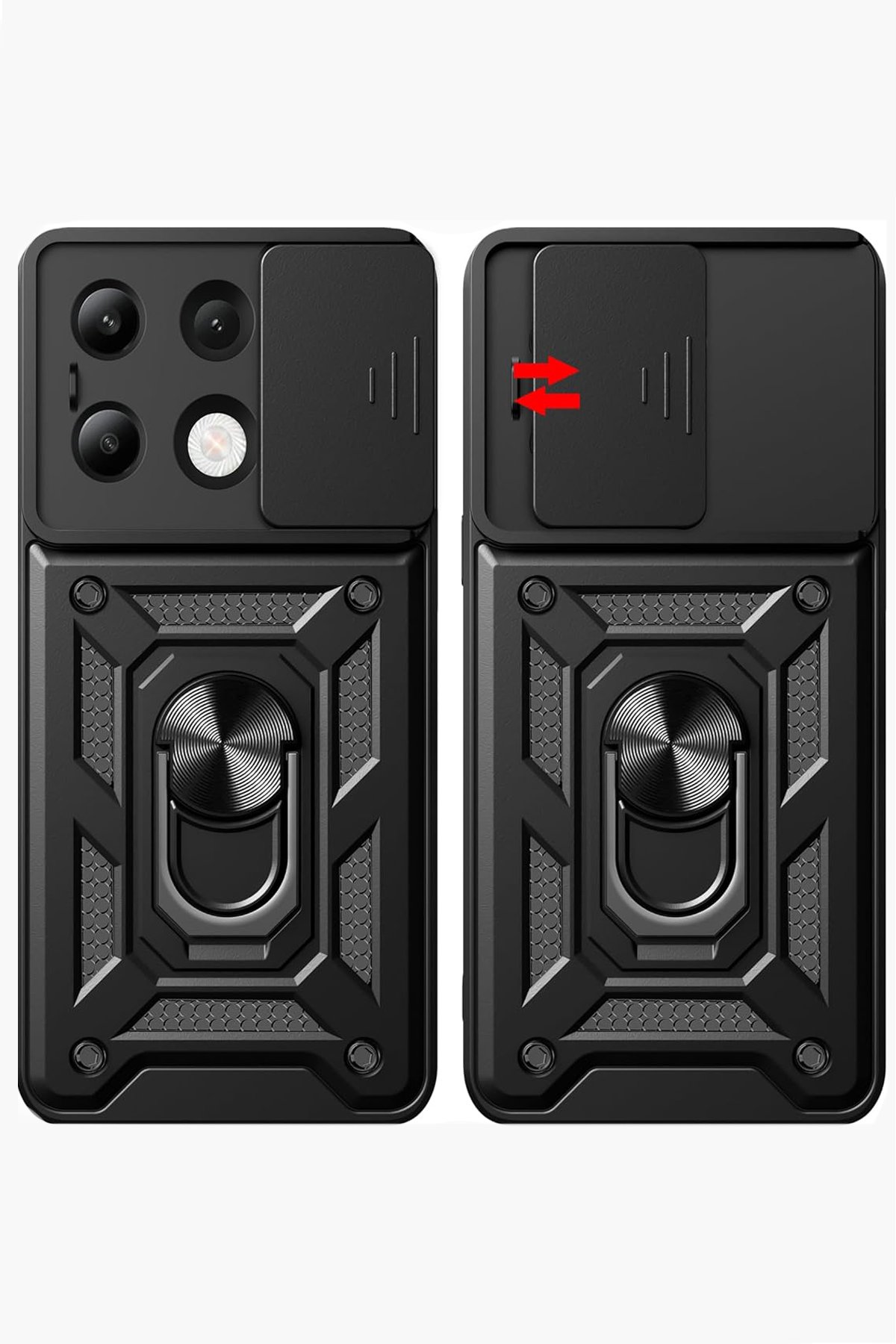 Newface Xiaomi Redmi Note 13 4G Kılıf Flip Cover - Siyah