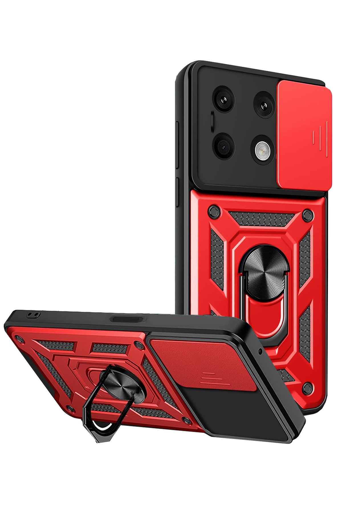 Newface Xiaomi Redmi Note 13 4G Kılıf Nano içi Kadife Silikon - Turuncu