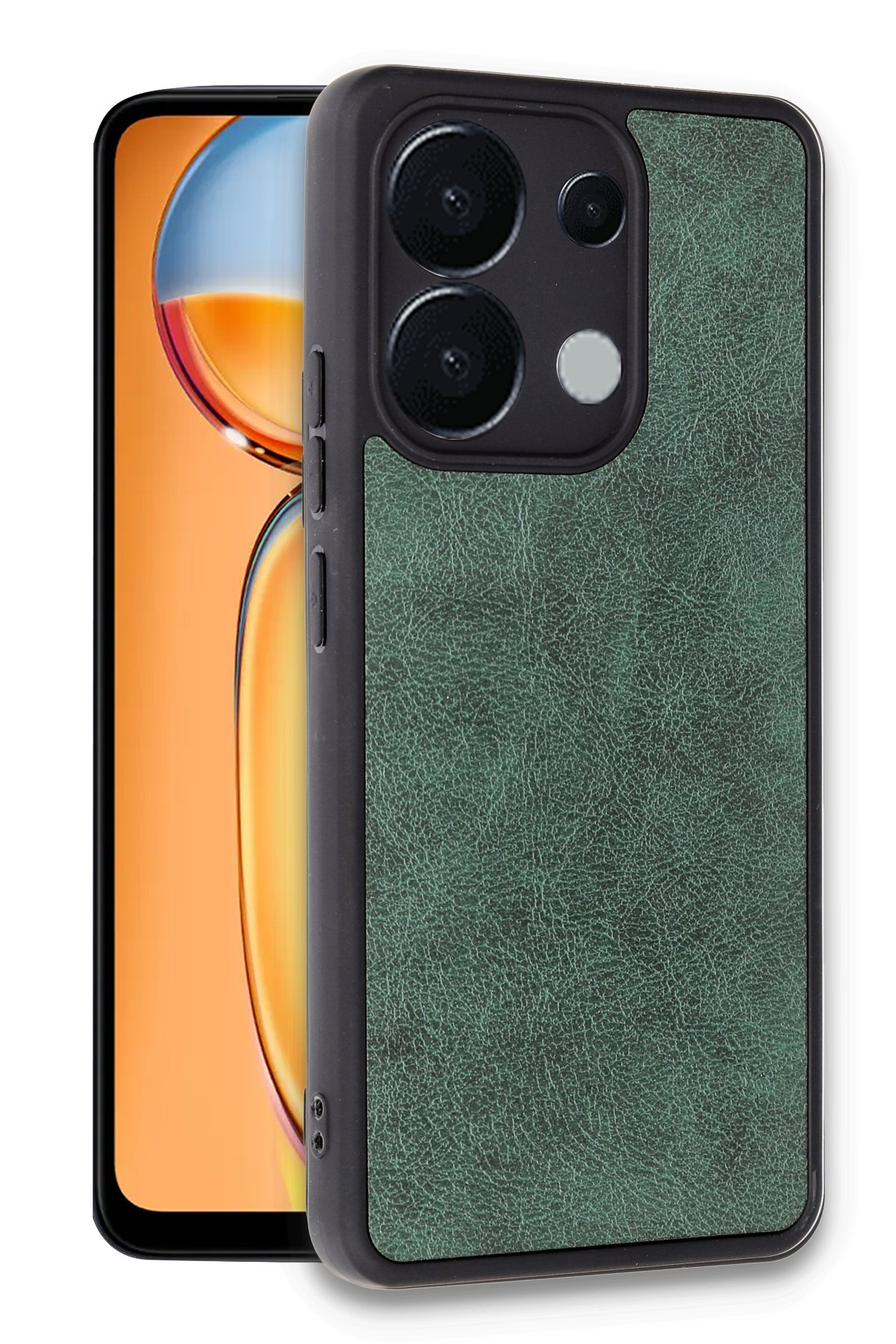 Newface Xiaomi Redmi Note 13 Pro 4G Kılıf Power Silikon - Koyu Yeşil