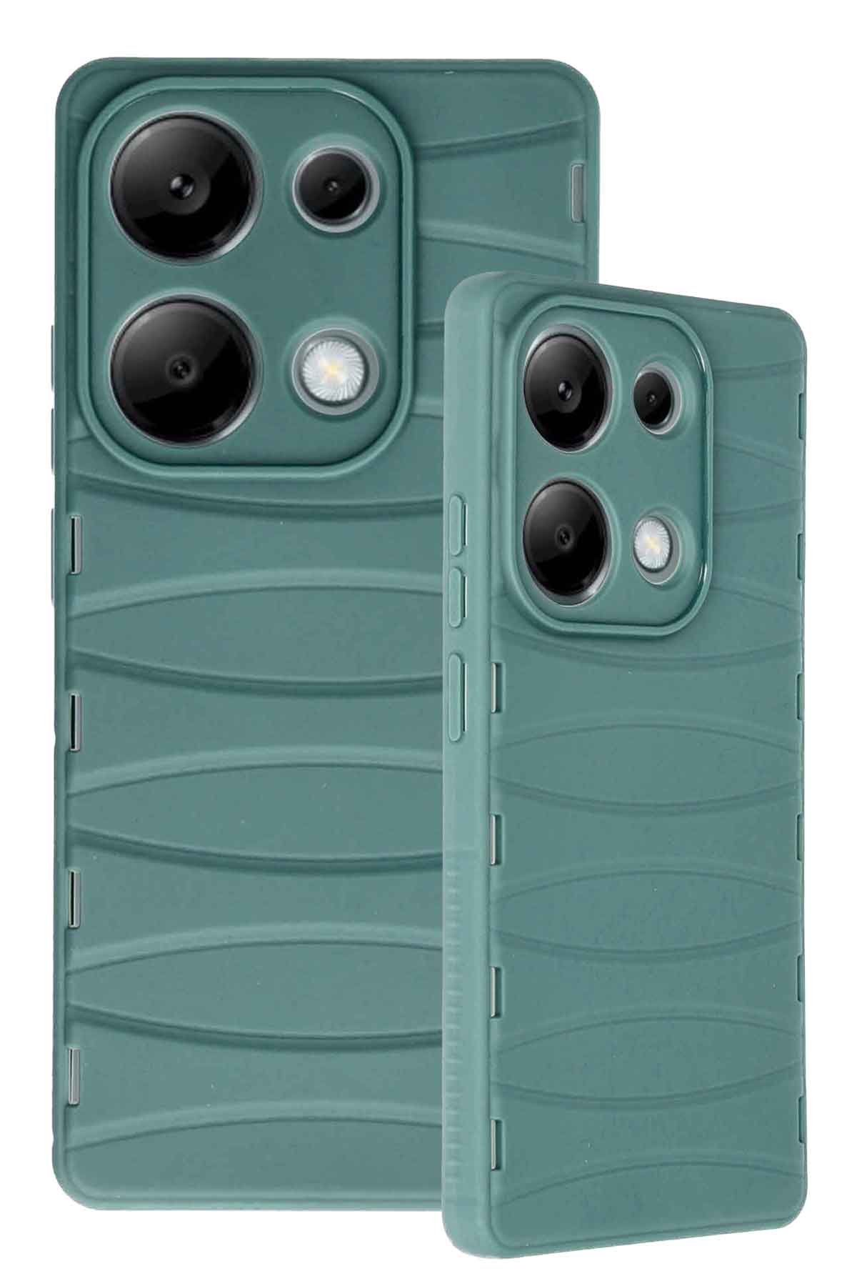 Newface Xiaomi Redmi Note 13 Pro 4G Kılıf Optimum Silikon - Krem