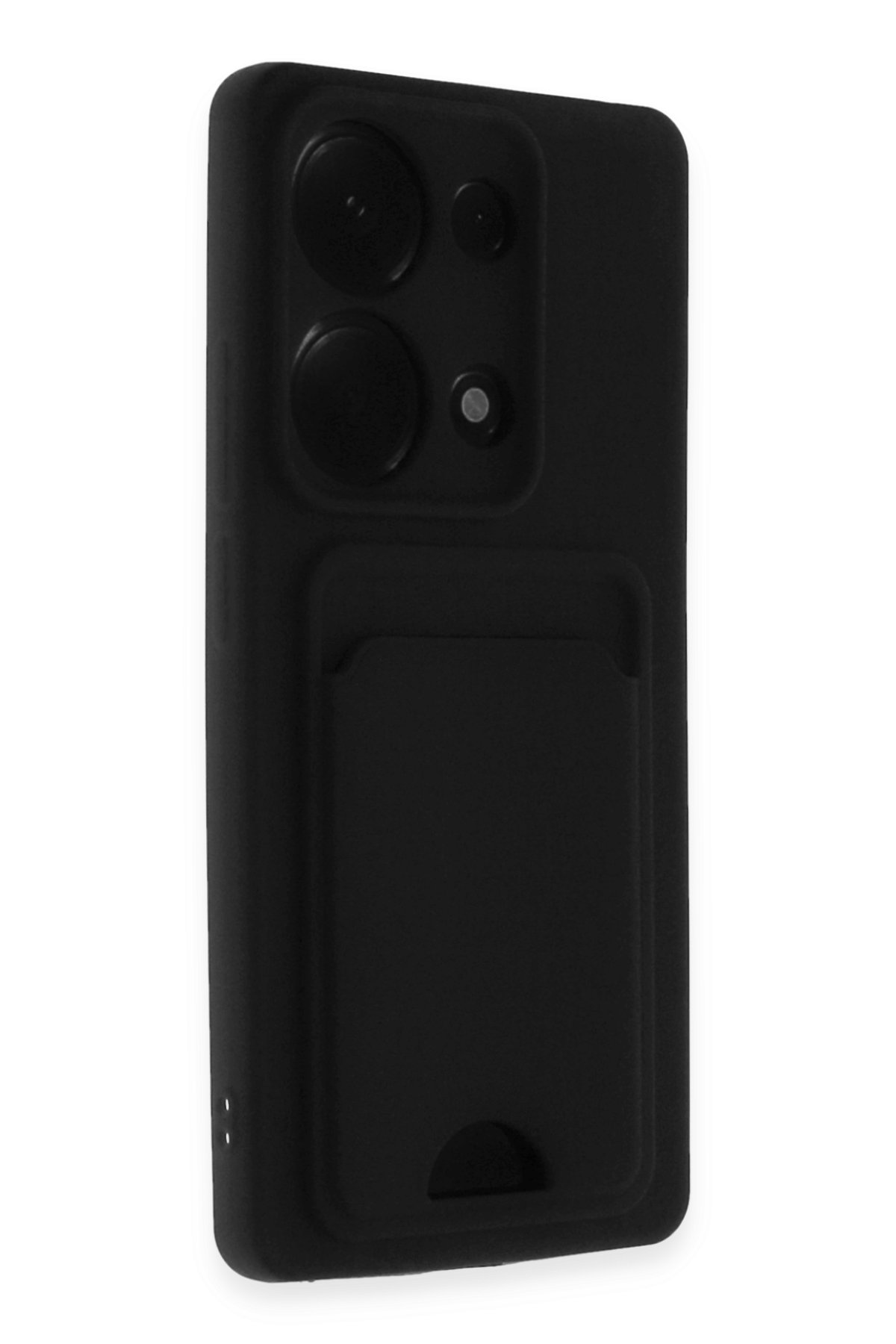 Newface Xiaomi Redmi Note 13 Pro 4G Kılıf Boyi Silikon Kapak - Siyah