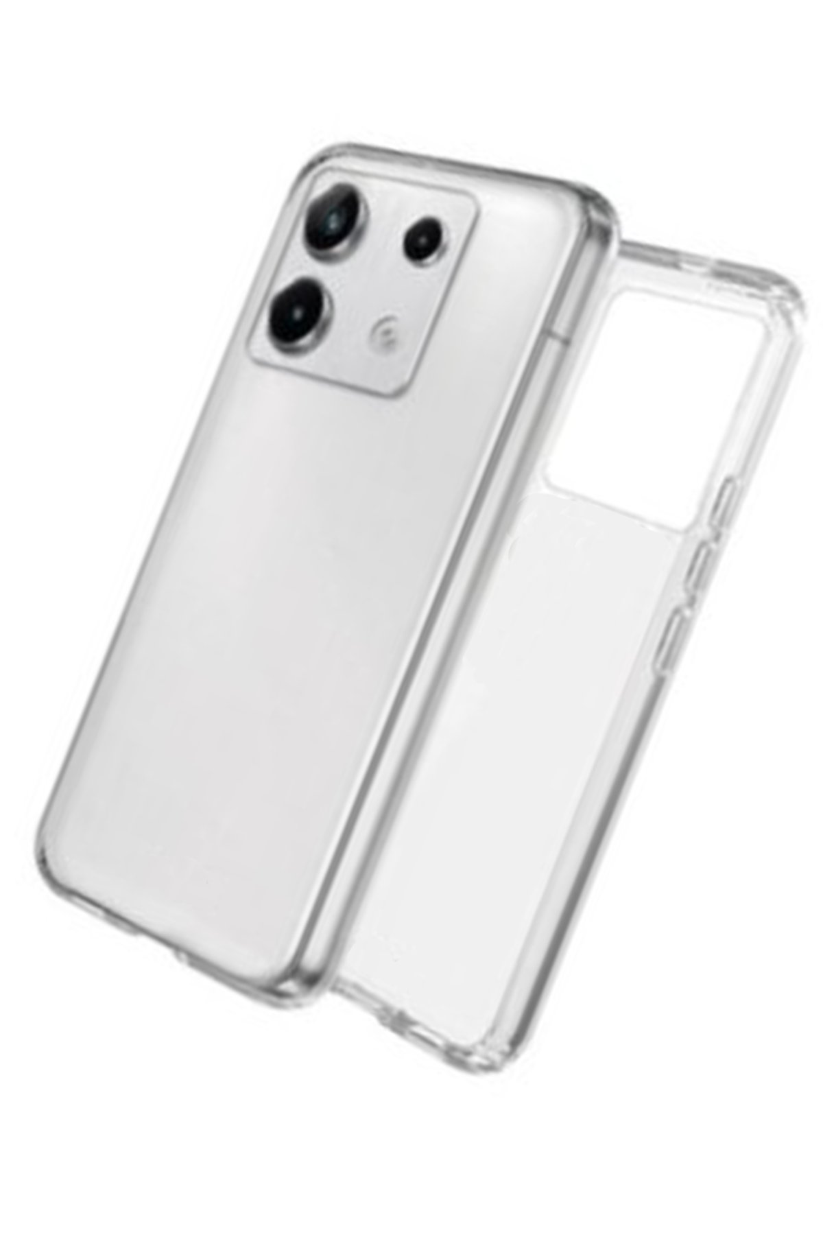 Newface Xiaomi Redmi Note 13 Pro 4G Kılıf Bibercas Silikon Kapak - Mavi