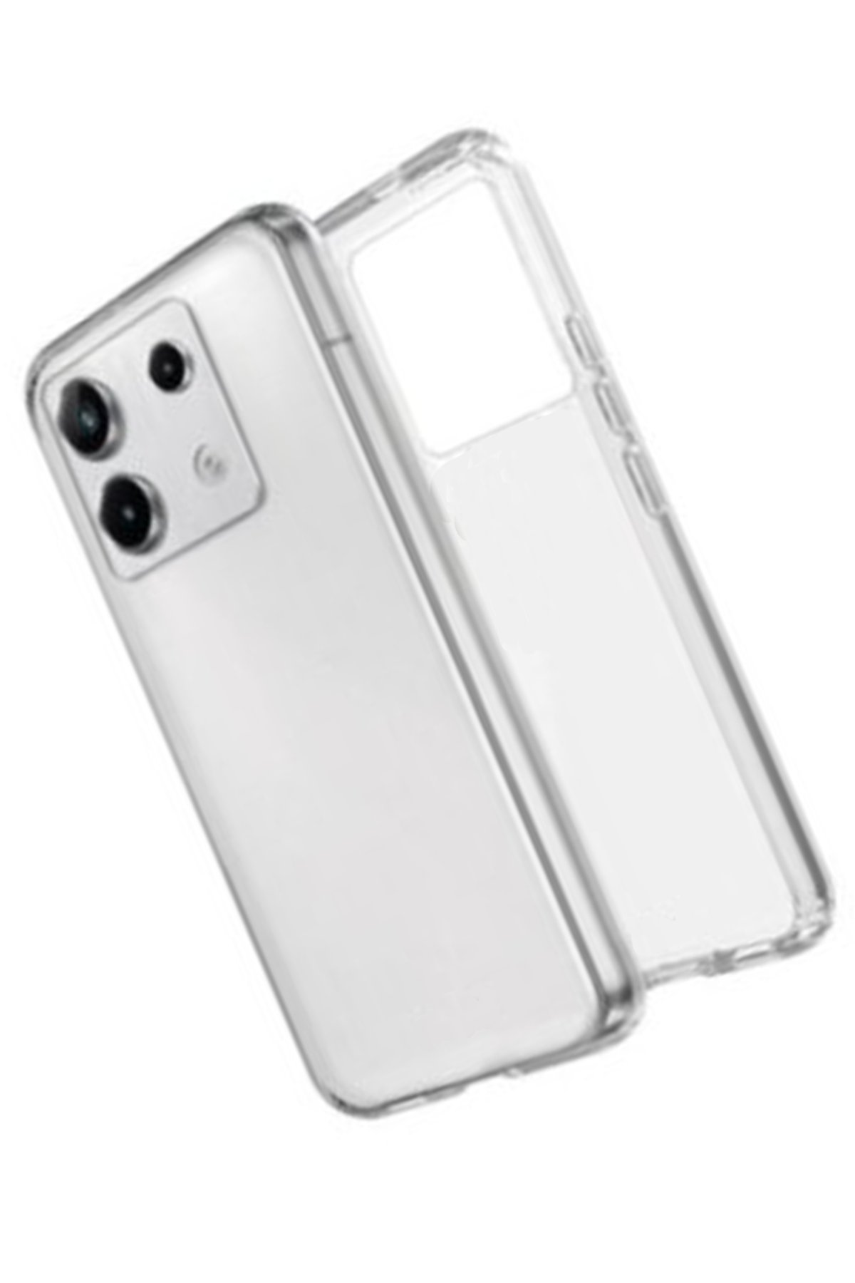 Newface Xiaomi Redmi Note 13 Pro 4G Kılıf Bibercas Silikon Kapak - Mavi