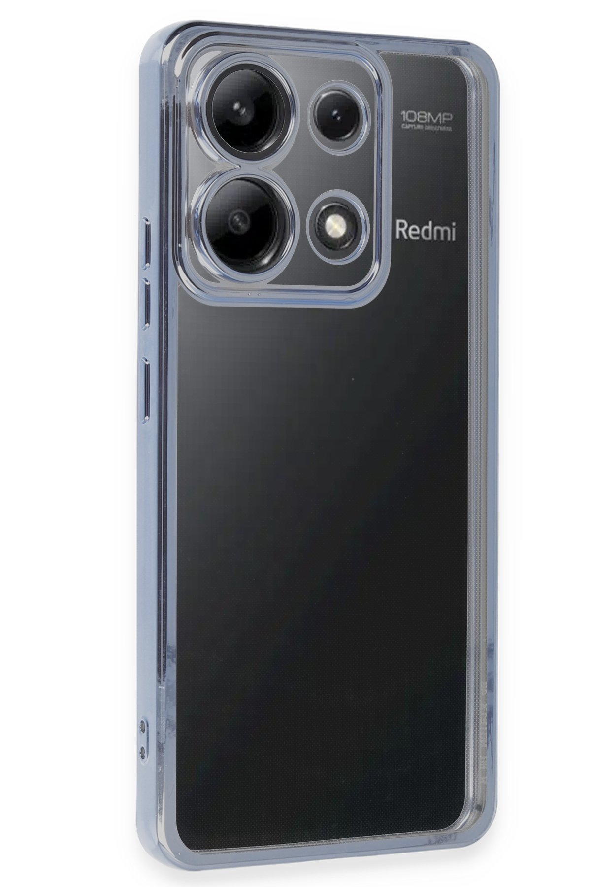 Newface Xiaomi Redmi Note 13 Pro 4G Kılıf Volet Silikon - Siyah