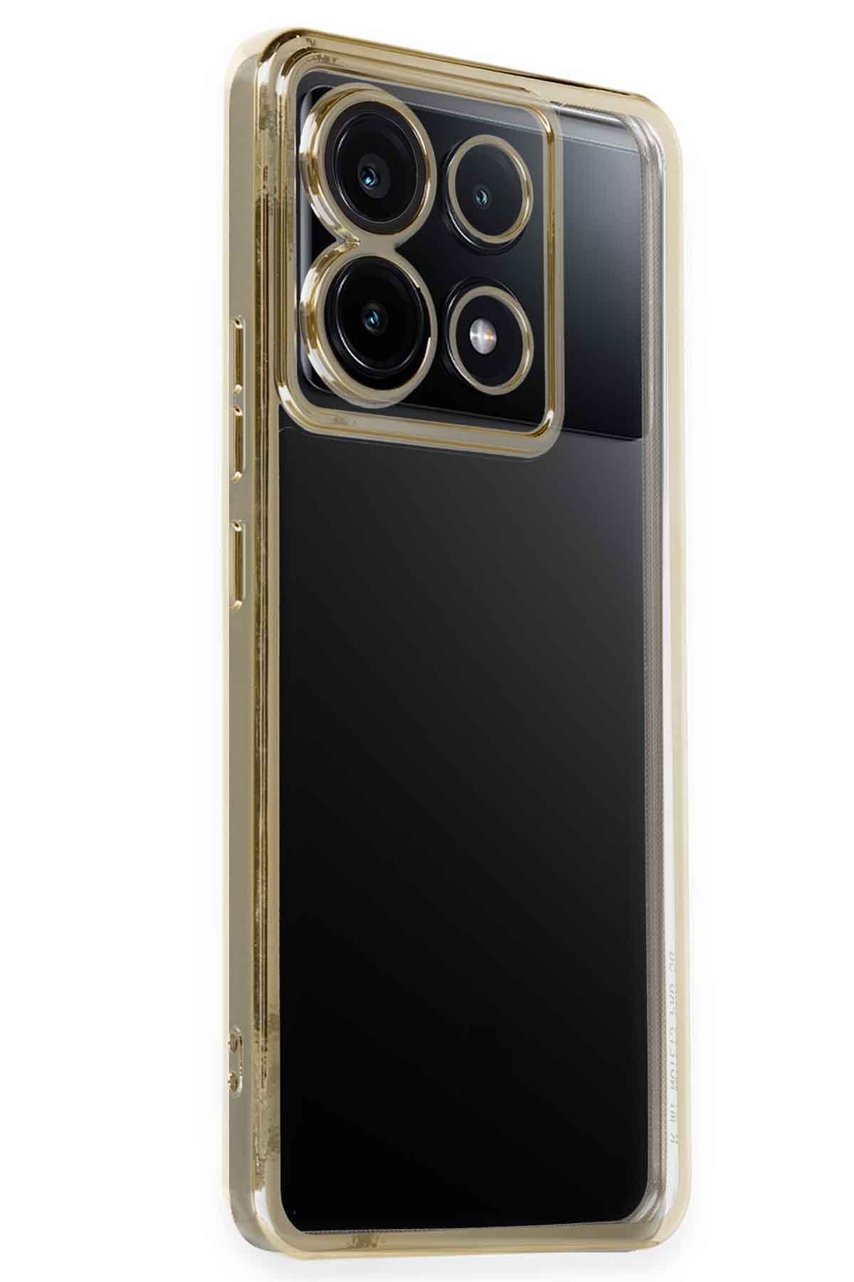 Newface Xiaomi Redmi Note 13 Pro 4G Kılıf Bibercas Silikon Kapak - Siyah