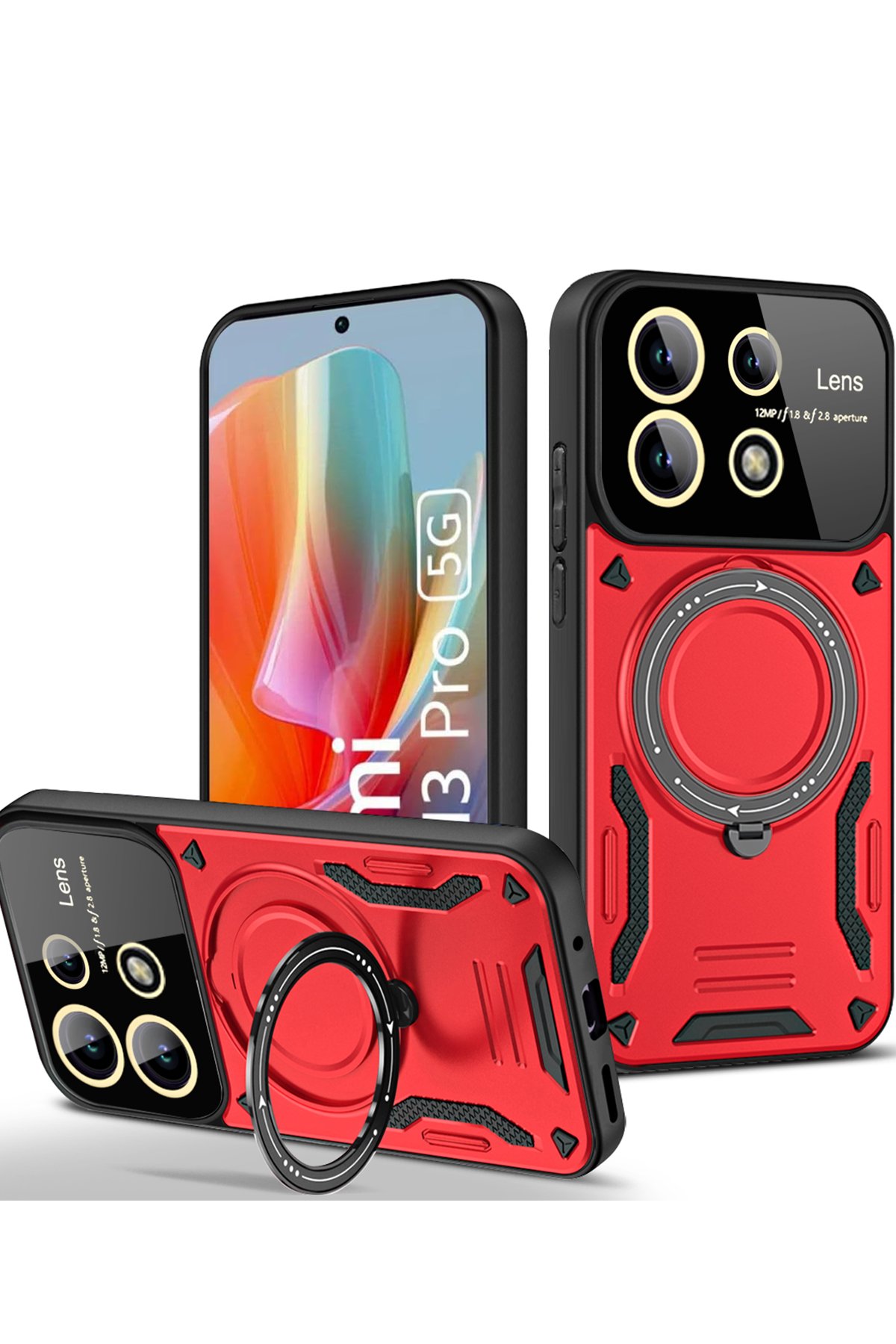 Newface Xiaomi Redmi Note 13 Pro 5G Harvel Kapak - Lacivert