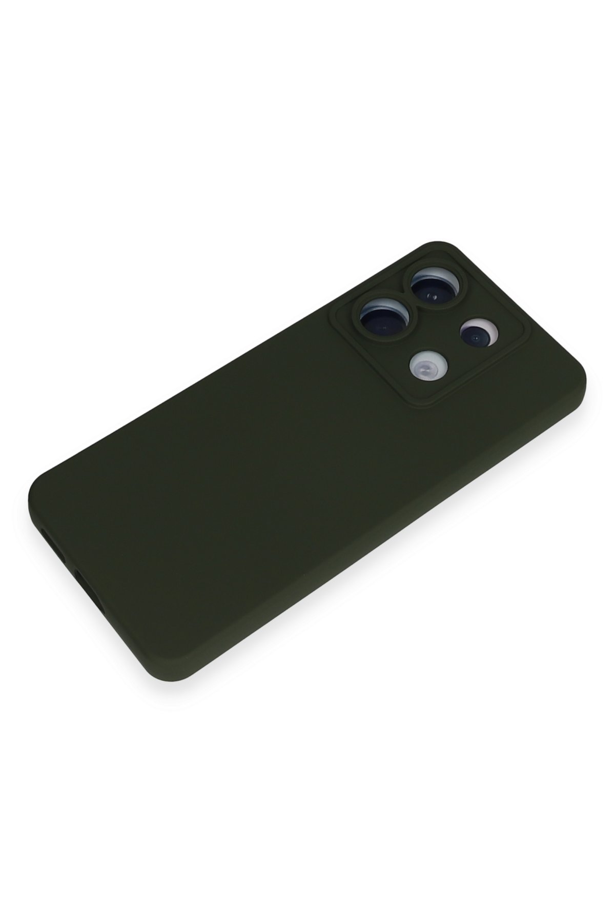 Newface Xiaomi Redmi Note 13 Pro 5G Kılıf First Silikon - Koyu Yeşil