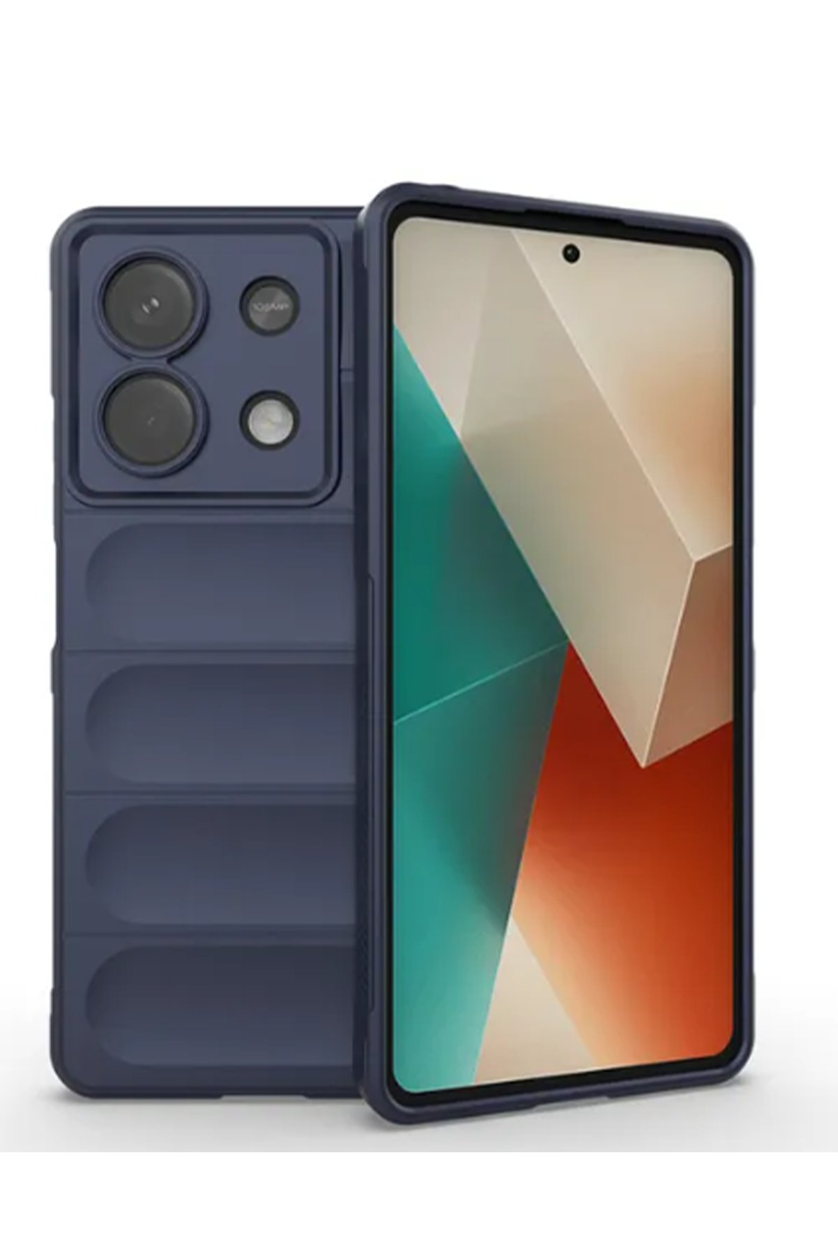 Newface Xiaomi Redmi Note 13 Pro 5G Kılıf Kelvin Kartvizitli Silikon - Siyah