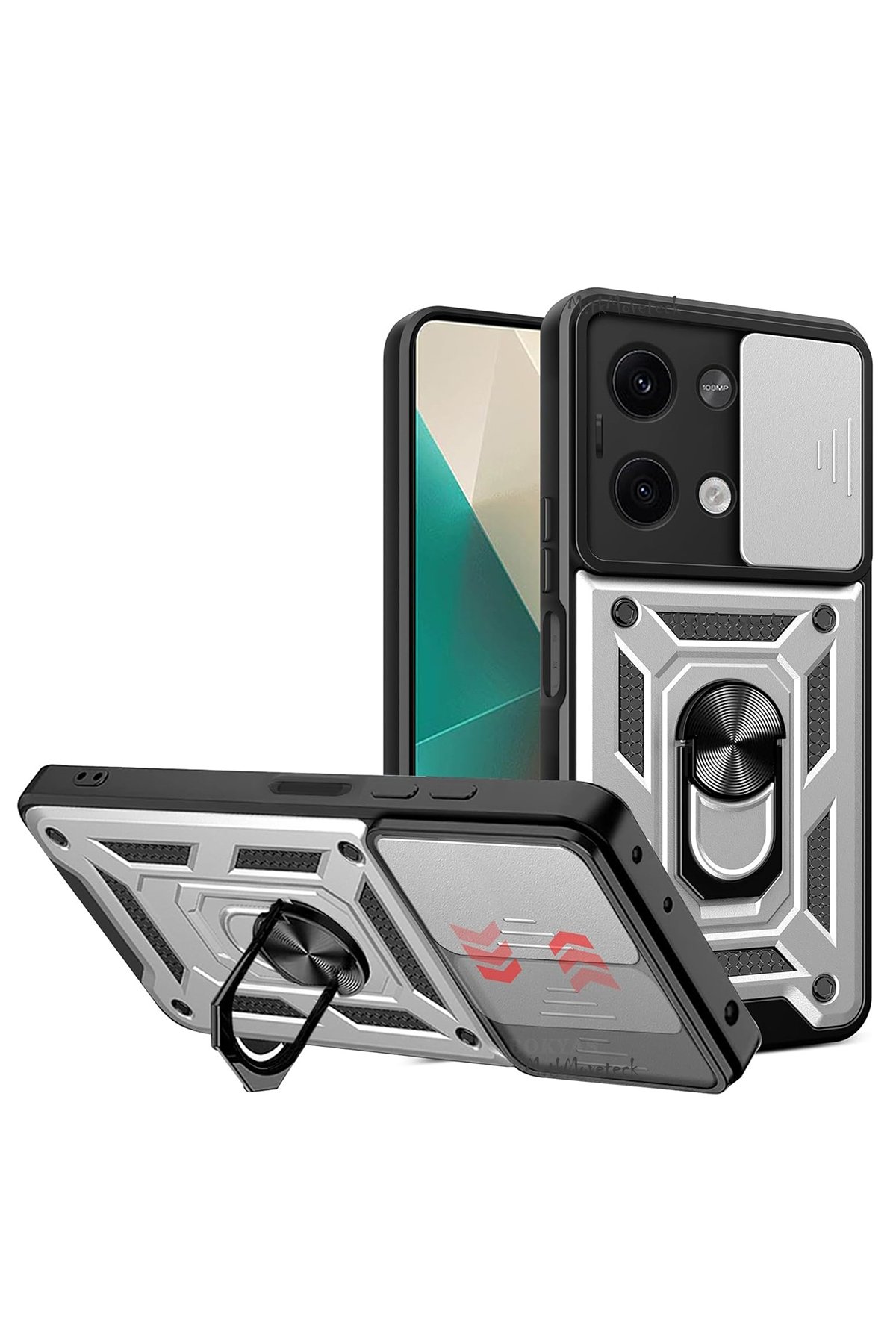 Newface Xiaomi Redmi Note 13 Pro 5G Harvel Kapak - Siyah