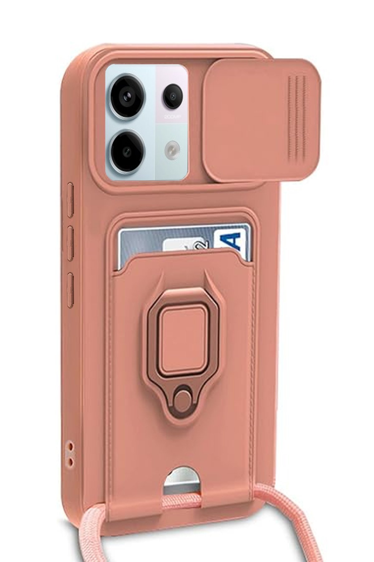 Newface Xiaomi Redmi Note 13 Pro 5G Kılıf Power Silikon - Koyu Yeşil