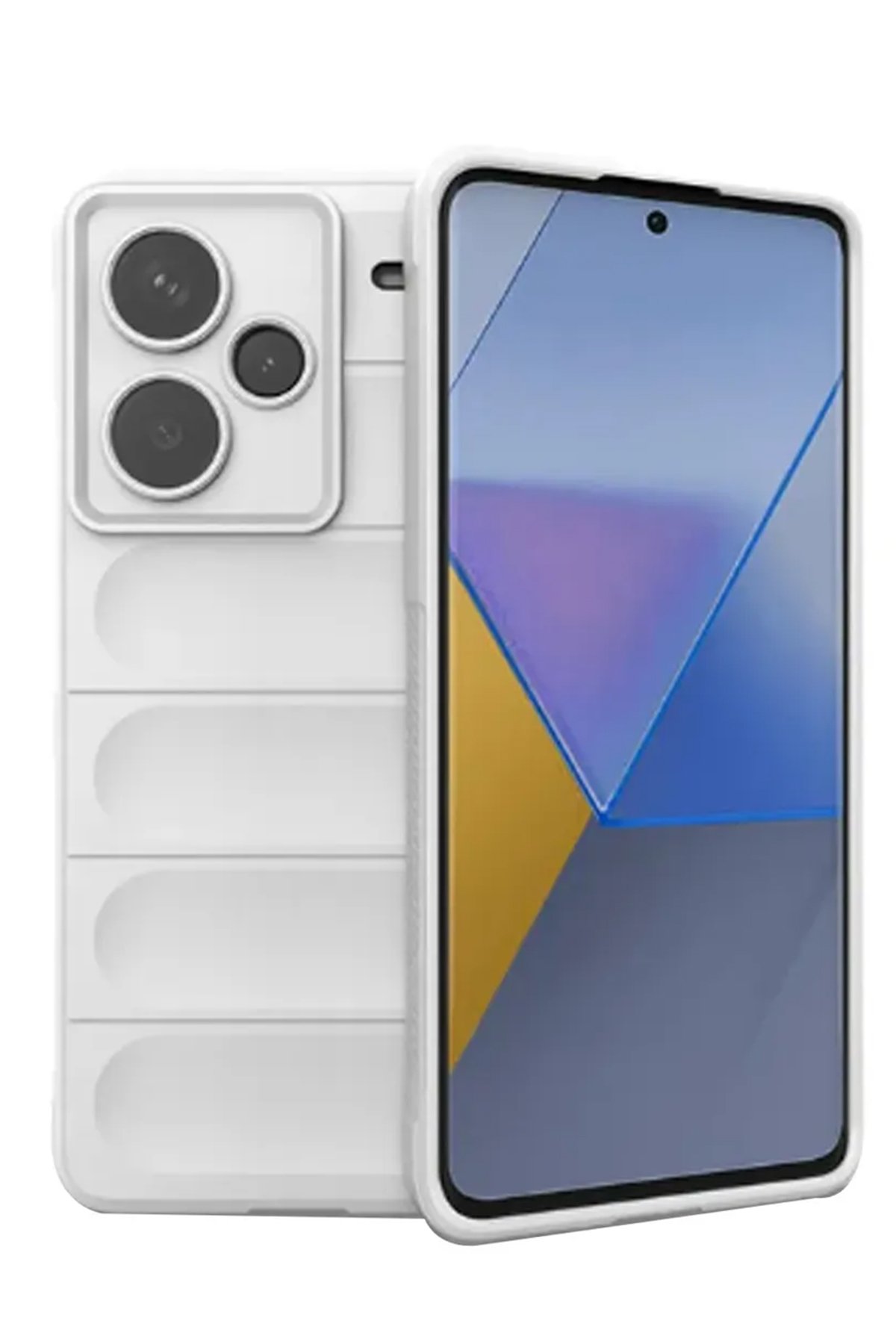 Newface Xiaomi Redmi Note 13 Pro Plus Kılıf Nano içi Kadife Silikon - Kırmızı