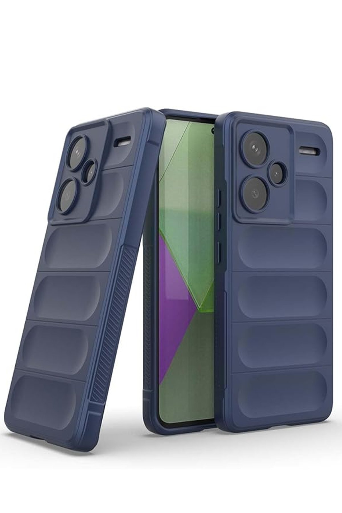 Newface Xiaomi Redmi Note 13 Pro Plus Kılıf Zuma Kartvizitli Yüzüklü Silikon - Lila