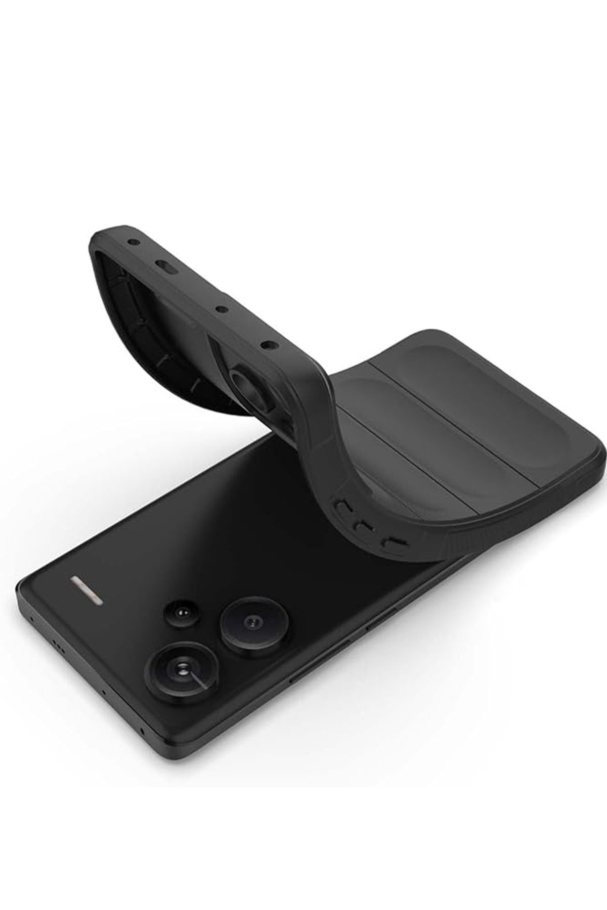 Newface Xiaomi Redmi Note 13 Pro Plus Kılıf Nano içi Kadife Silikon - Lila