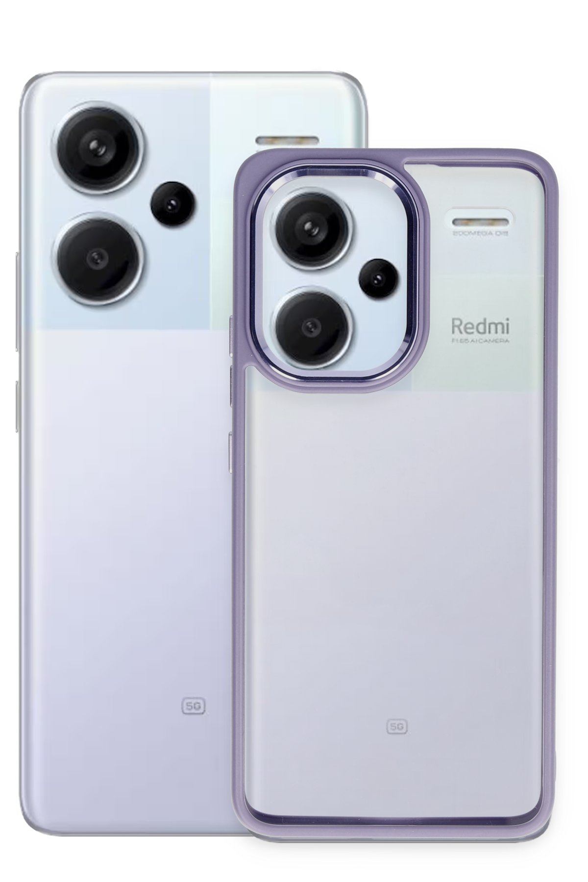 Newface Xiaomi Redmi Note 13 Pro Plus Kılıf Joy Lens Standlı Kapak - Siyah