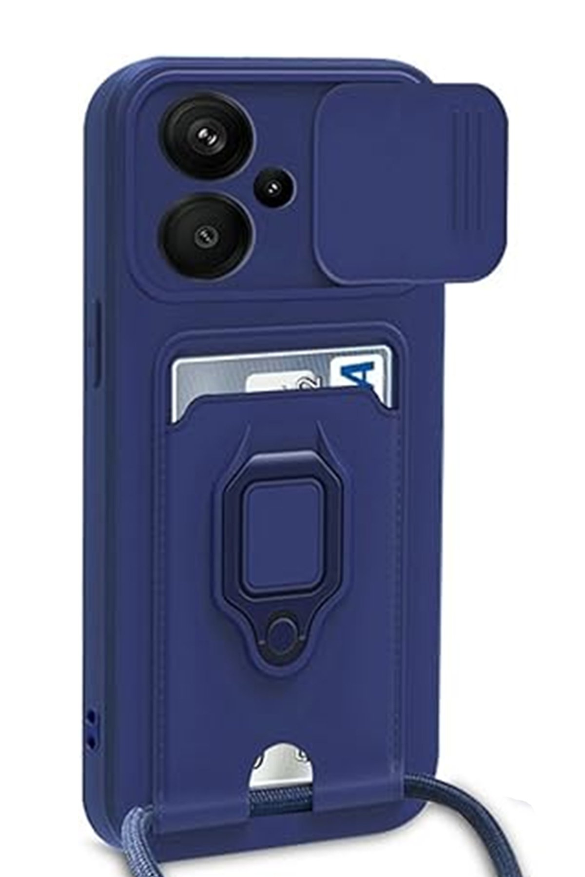 Newface Xiaomi Redmi Note 13 Pro Plus Kılıf Volet Silikon - Açık Yeşil