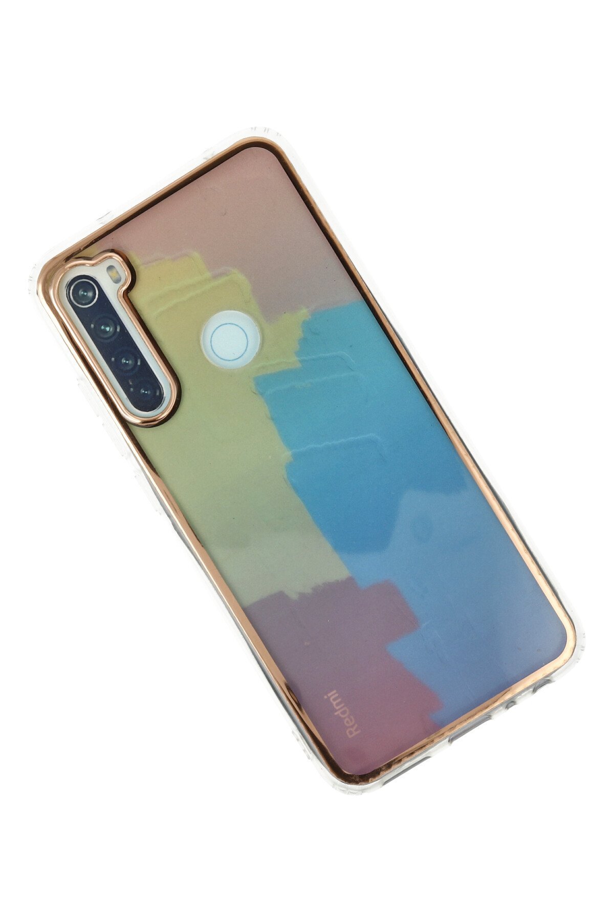 Newface Xiaomi Redmi Note 8 Kılıf Montreal Yüzüklü Silikon Kapak - Sarı