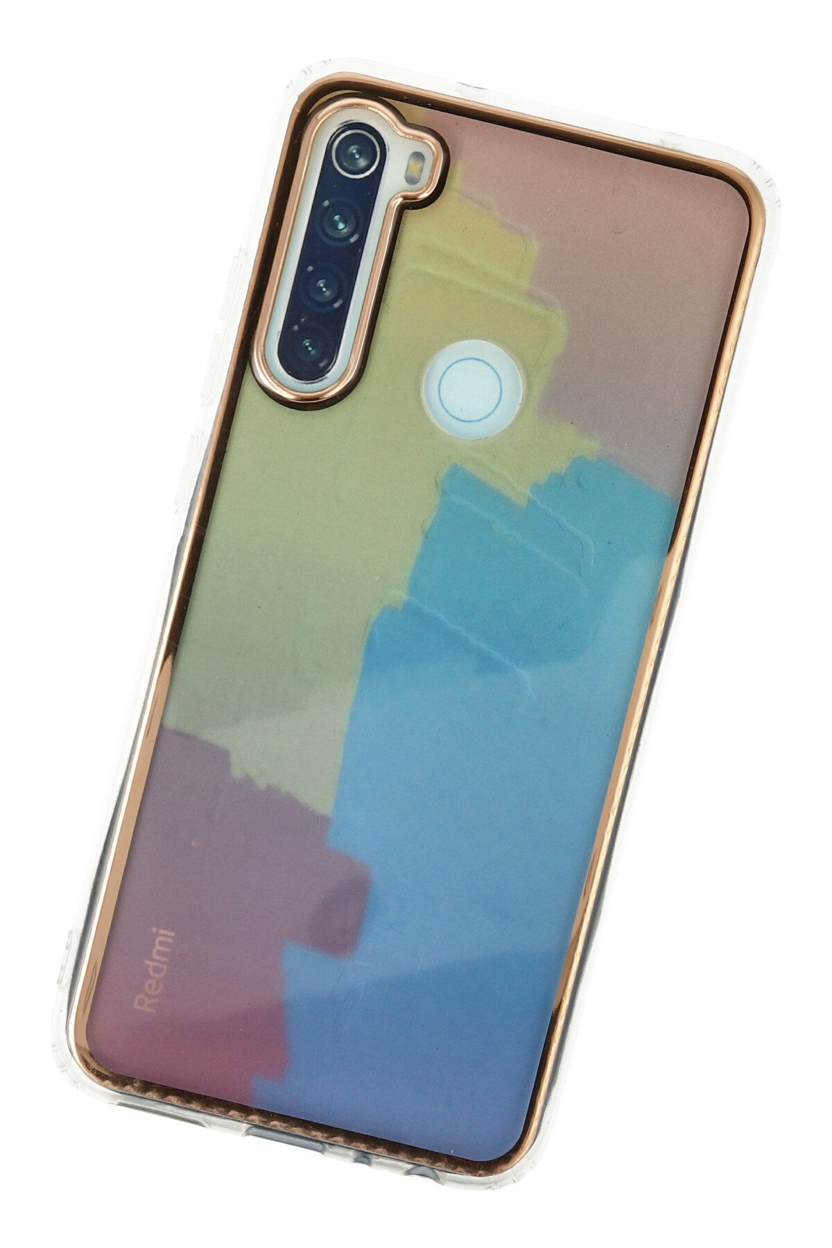 Newface Xiaomi Redmi Note 8 Kılıf Montreal Yüzüklü Silikon Kapak - Sarı