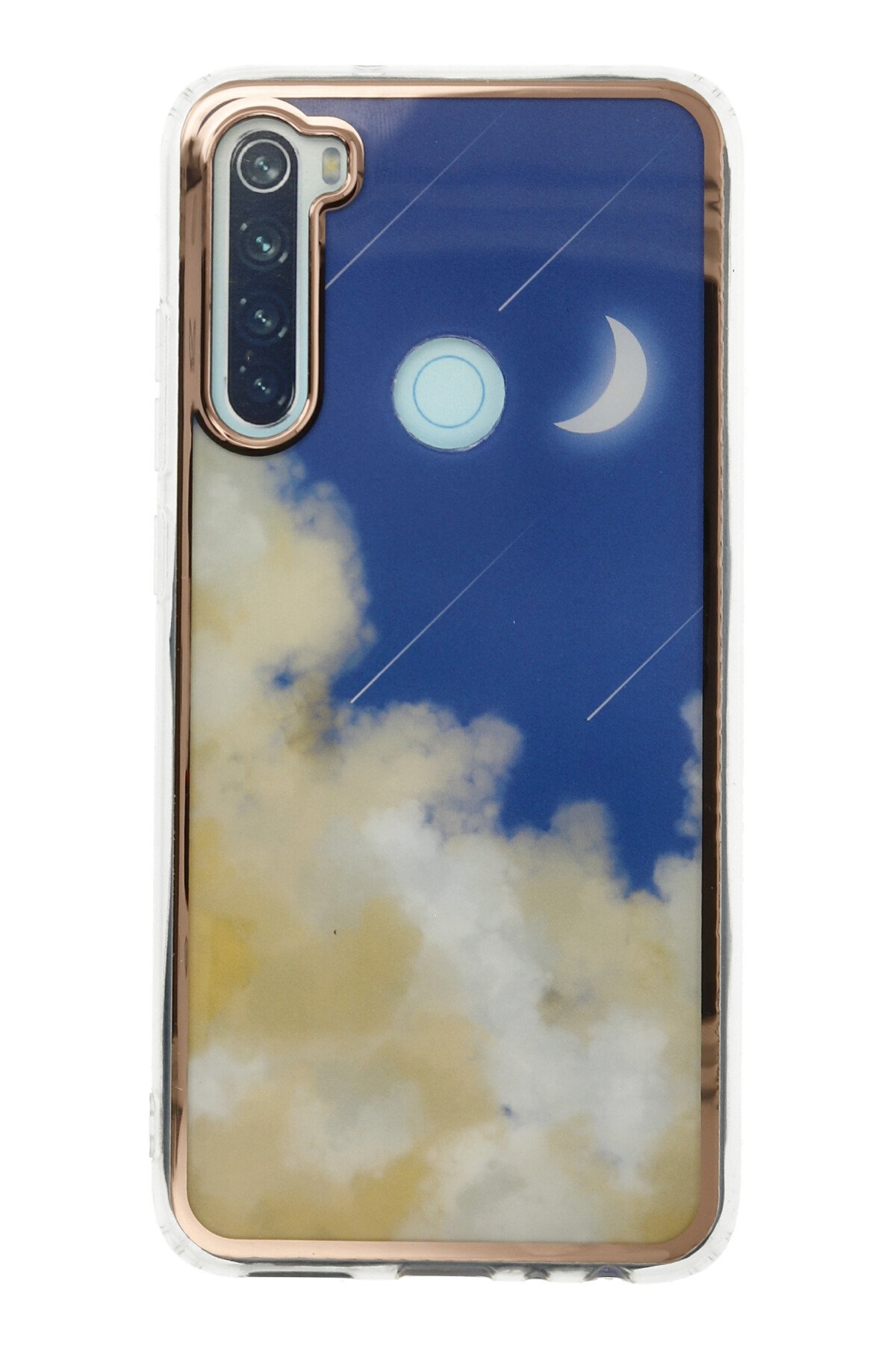 Newface Xiaomi Redmi Note 8 Kılıf Volet Silikon - Beyaz