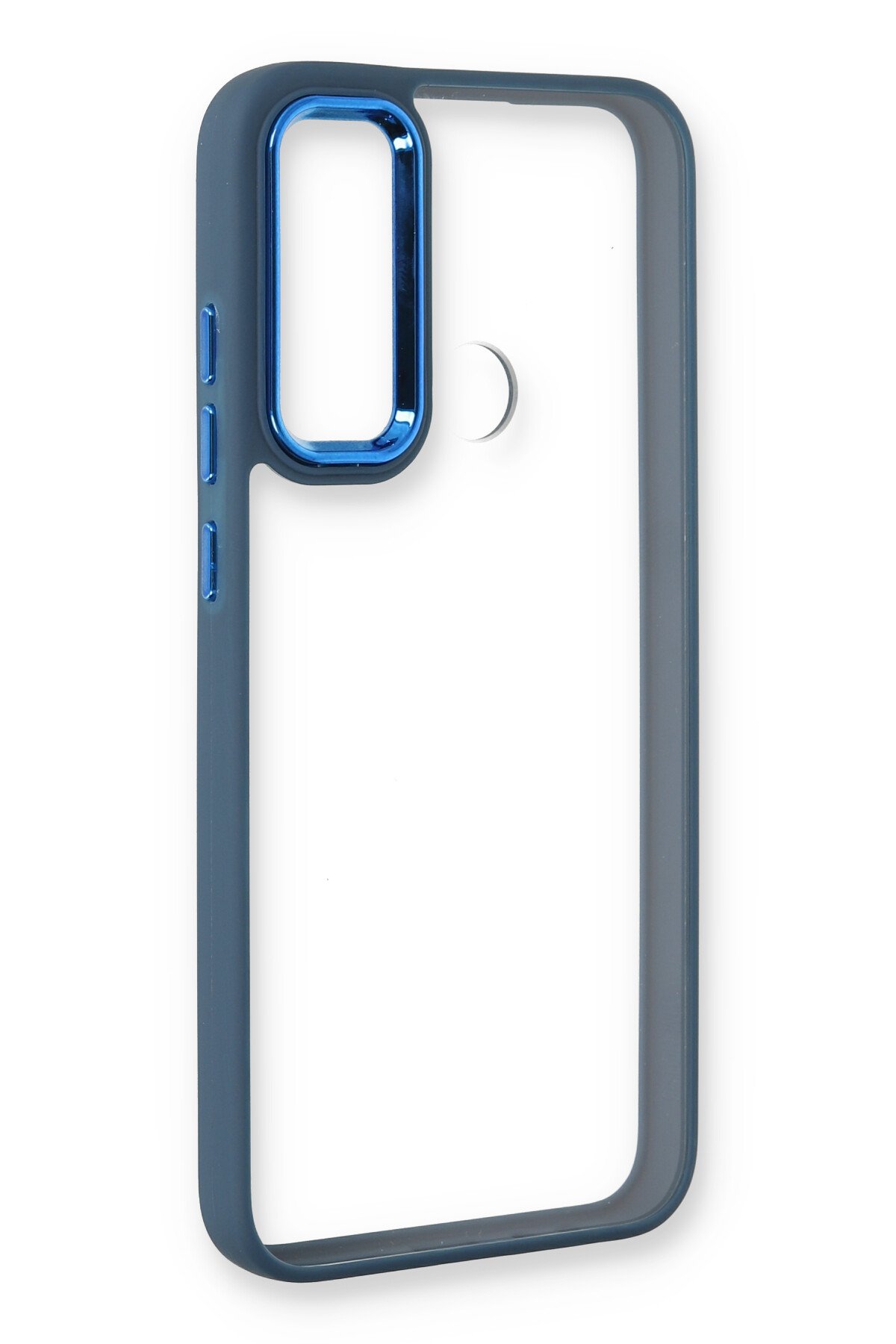 Newface Xiaomi Redmi Note 8 Kılıf Volet Silikon - Mavi