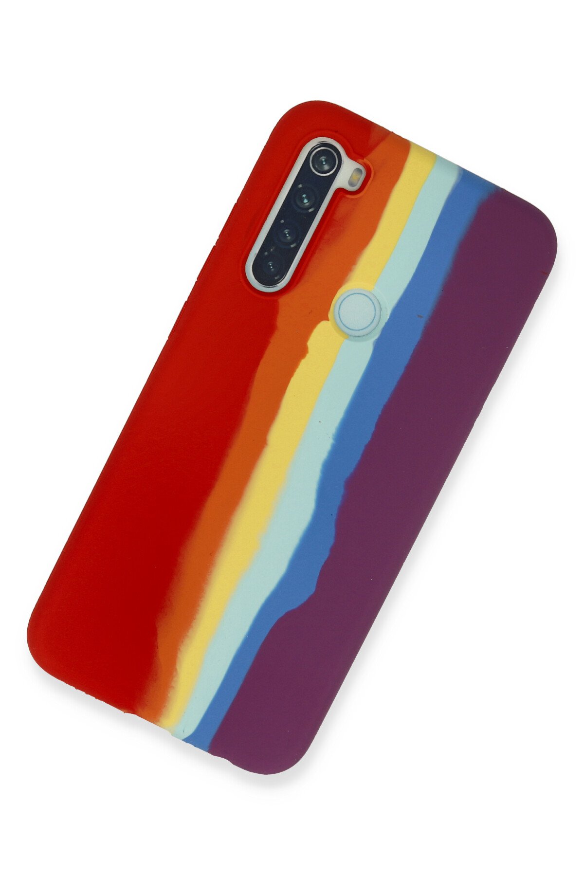 Newface Xiaomi Redmi Note 8 Kılıf Nano içi Kadife Silikon - Mor