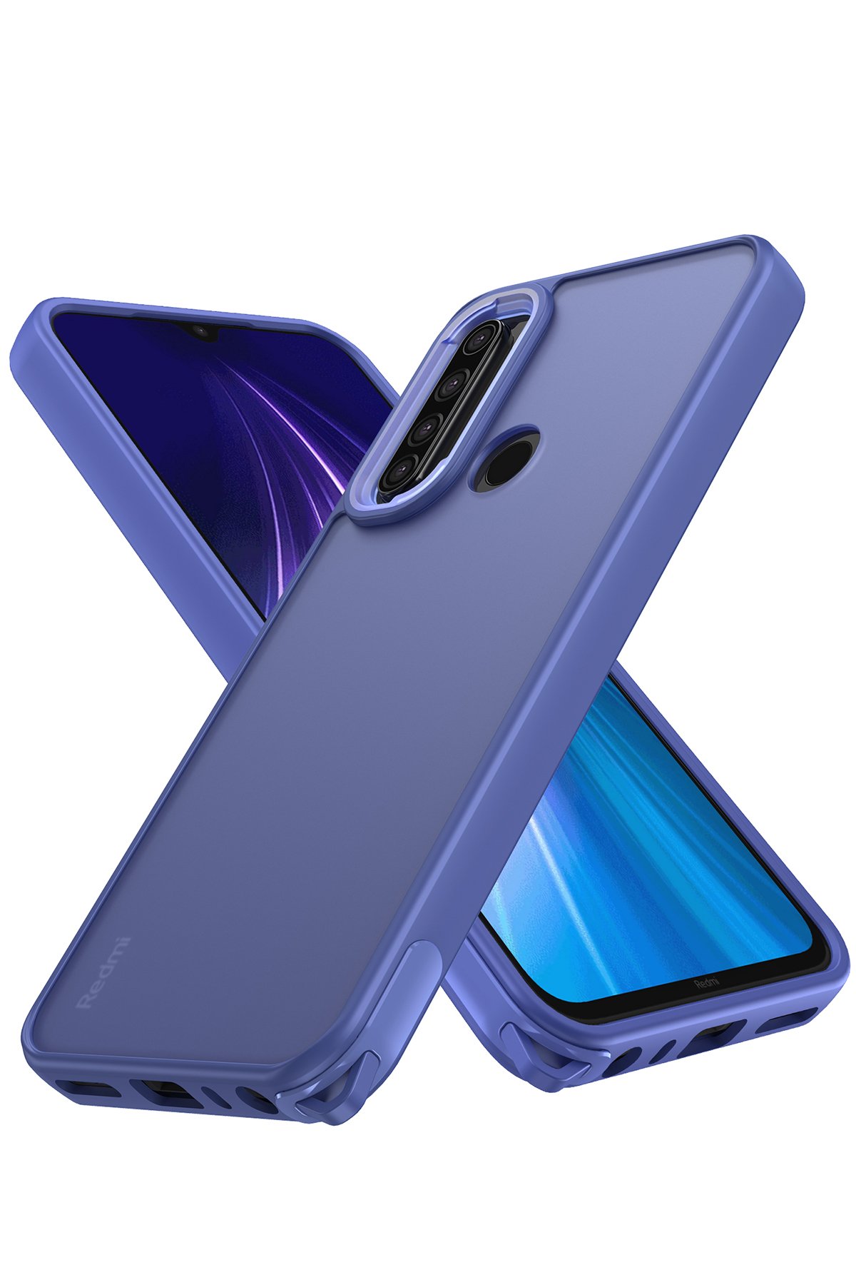 Newface Xiaomi Redmi Note 8 Kılıf Zuma Kartvizitli Yüzüklü Silikon - Siyah