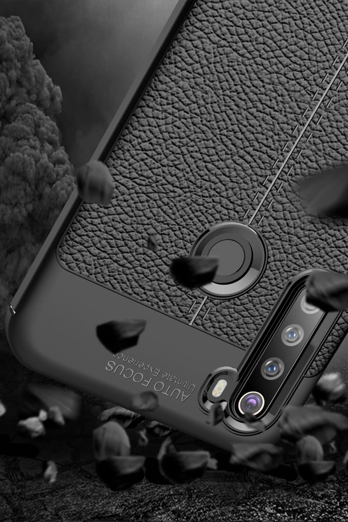 Newface Xiaomi Redmi Note 8 Kılıf Loop Deri Silikon - Yeşil