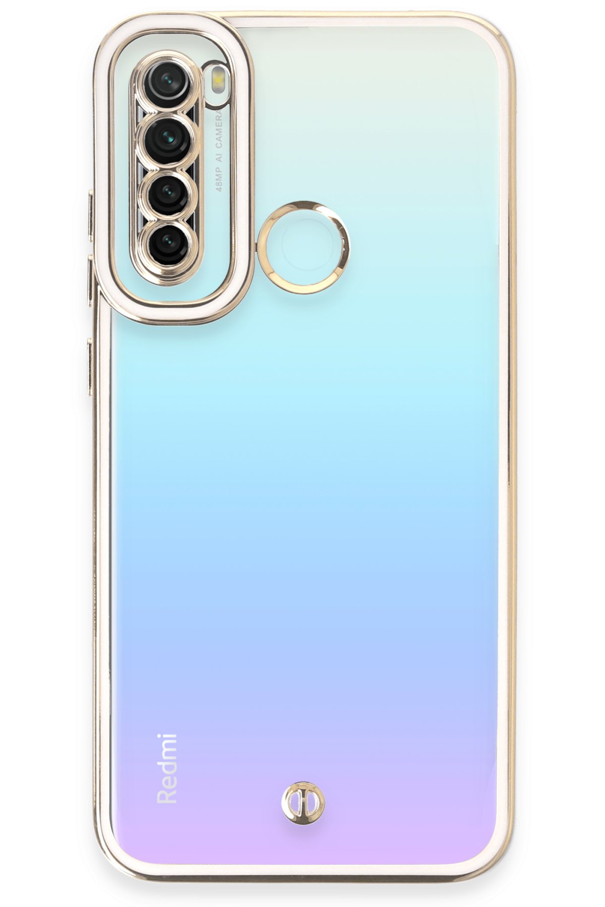 Newface Xiaomi Redmi Note 8 Kılıf Liva Lens Silikon - Beyaz