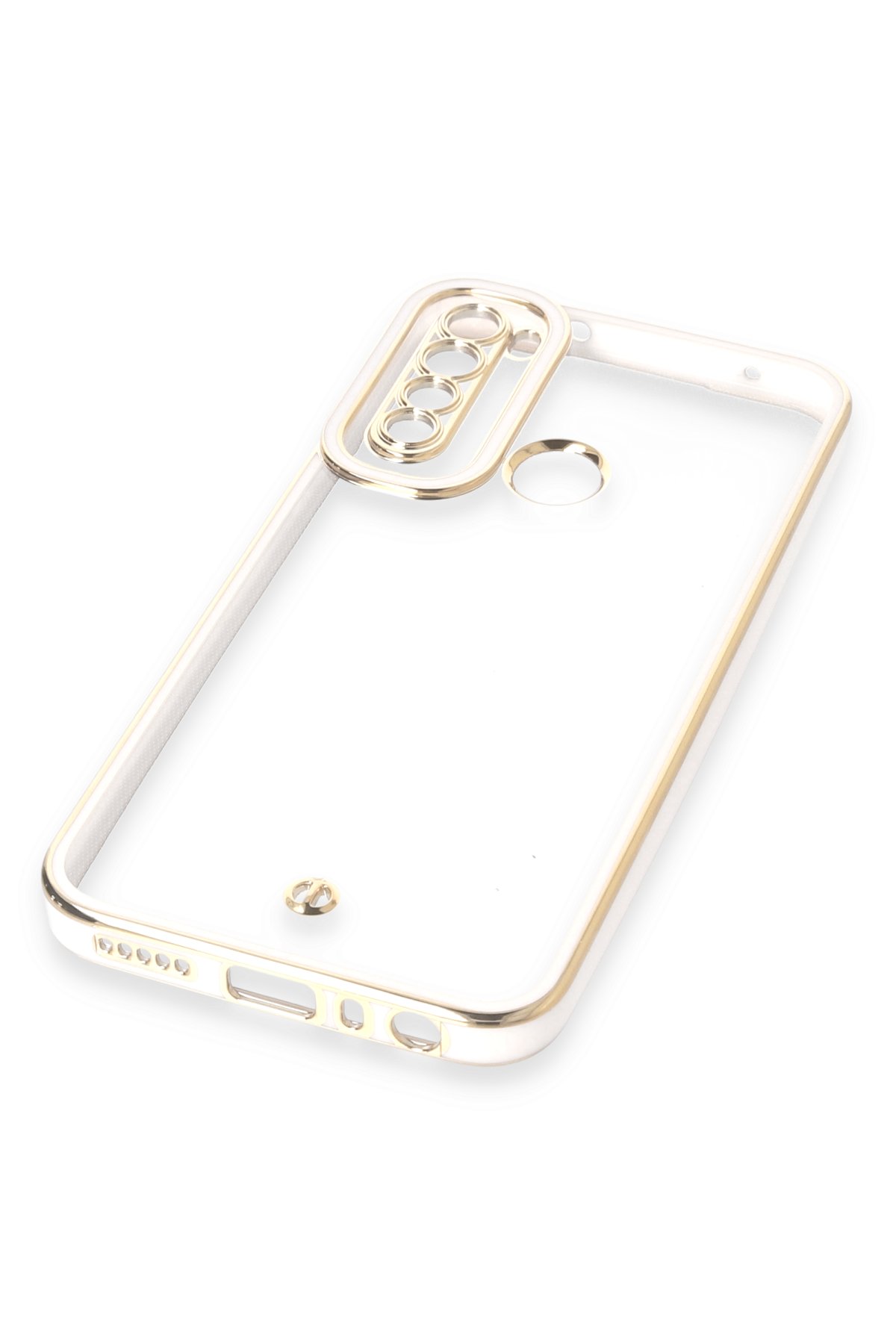 Newface Xiaomi Redmi Note 8 Kılıf Liva Lens Silikon - Beyaz