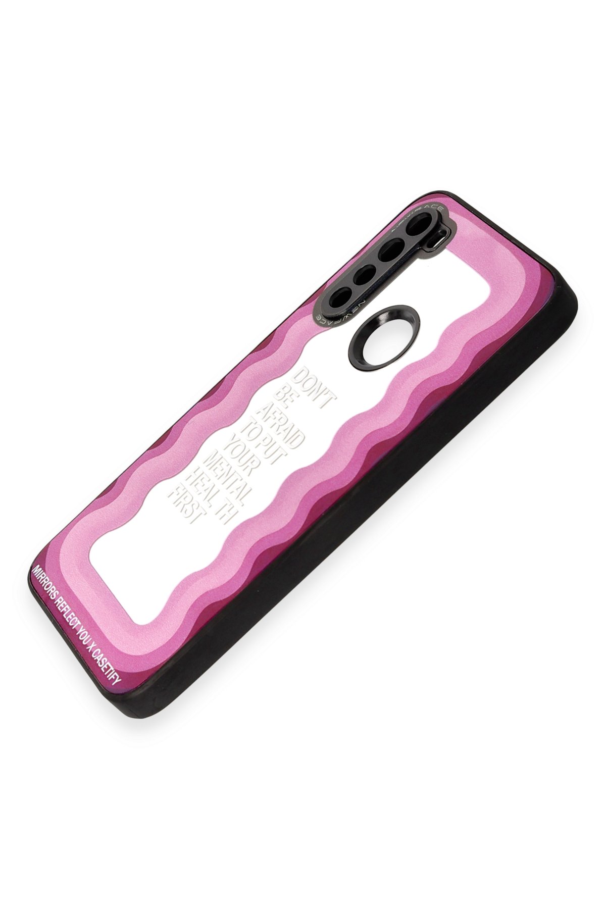 Newface Xiaomi Redmi Note 8 Kılıf Volet Silikon - Kırmızı