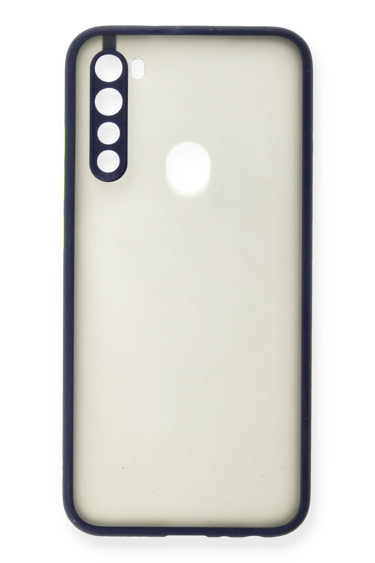 Newface Xiaomi Redmi Note 8 Kılıf Nano içi Kadife Silikon - Koyu Yeşil