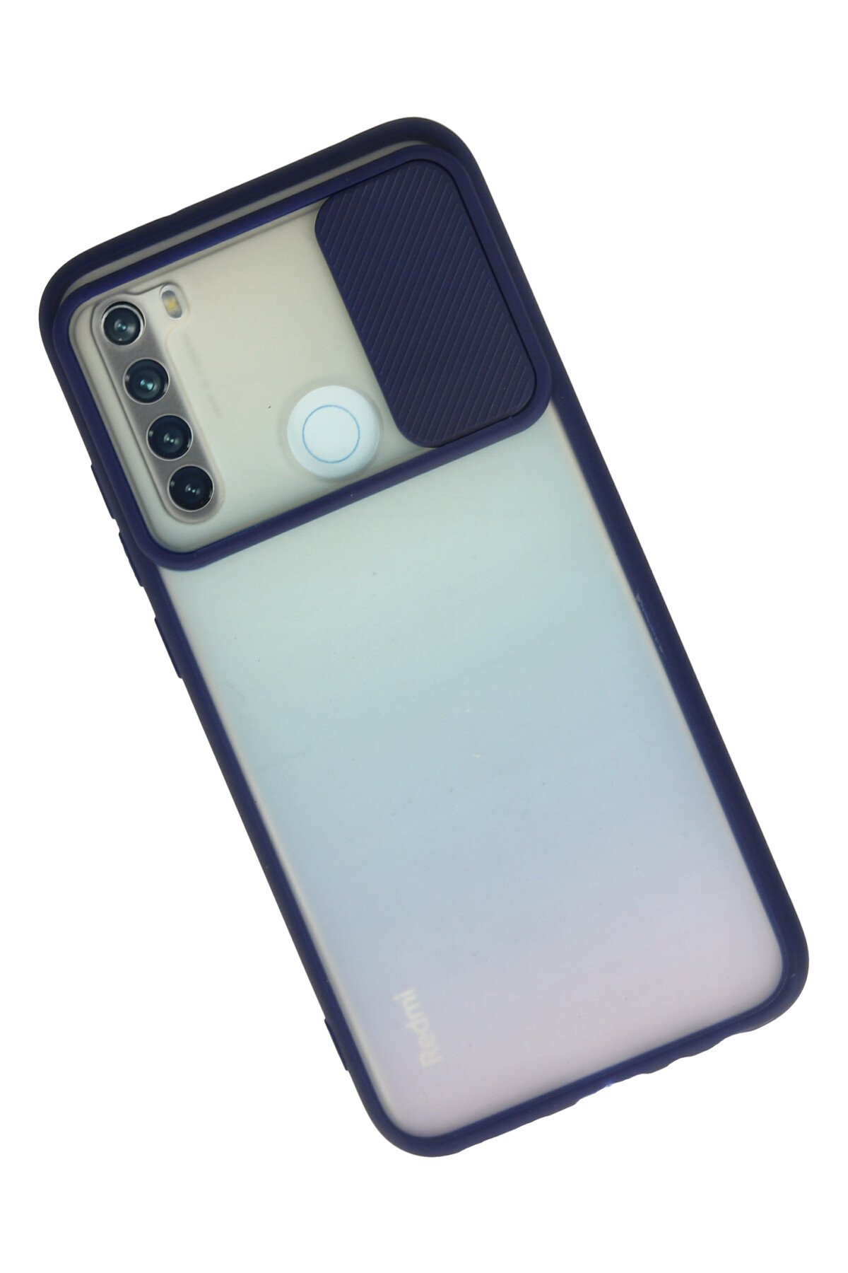 Newface Xiaomi Redmi Note 8 Kılıf Volet Silikon - Kırmızı