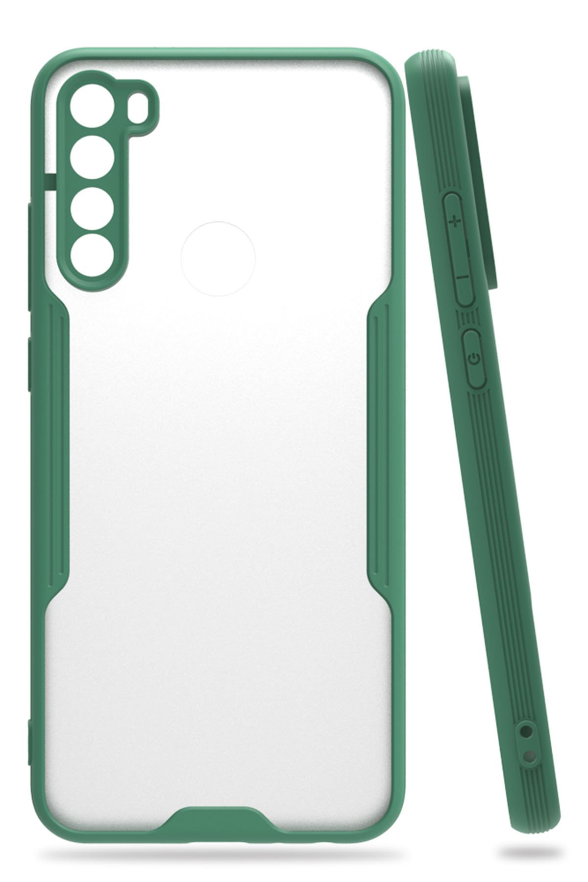 Newface Xiaomi Redmi Note 8 Kılıf Montreal Silikon Kapak - Yeşil