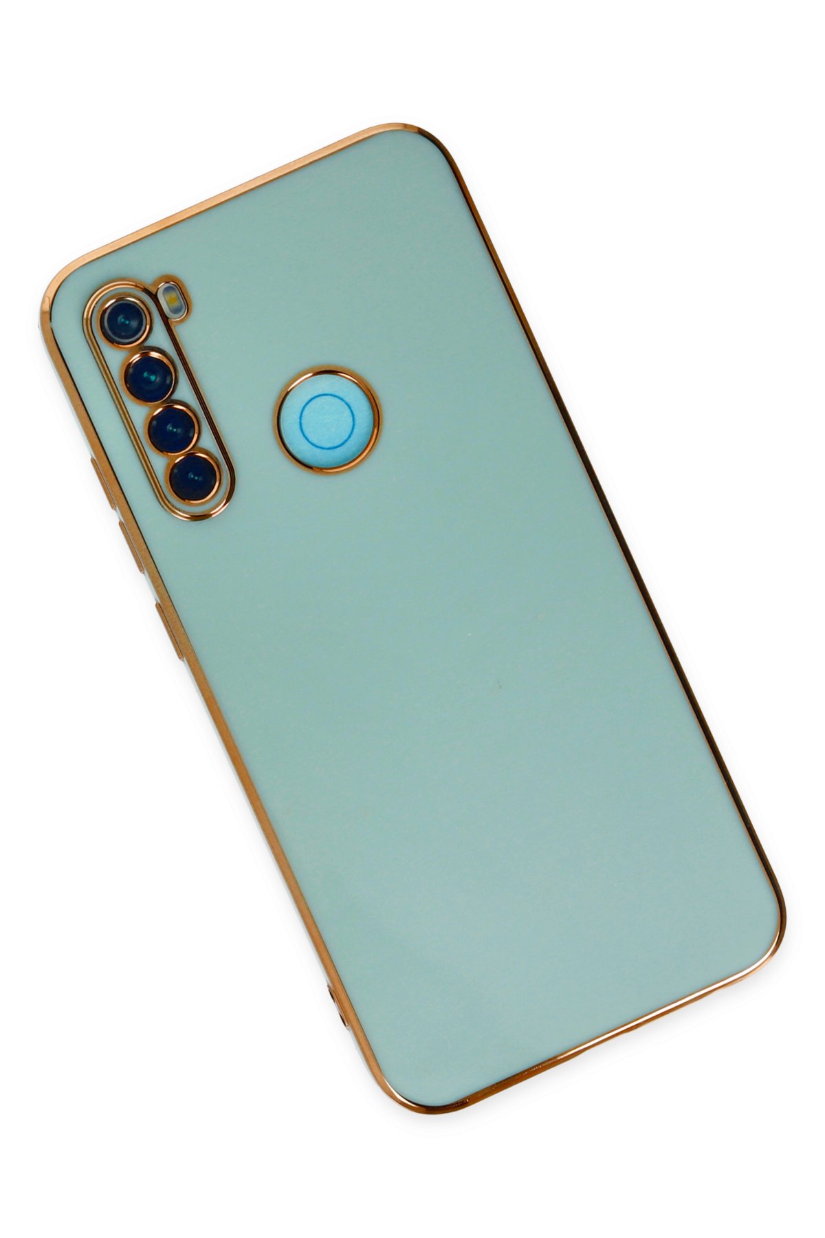 Newface Xiaomi Redmi Note 8 Kılıf Montreal Yüzüklü Silikon Kapak - Sarı