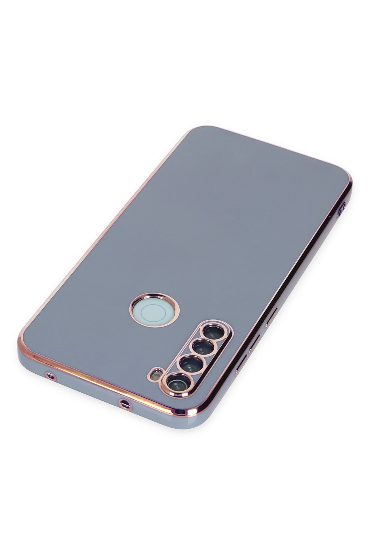 Newface Xiaomi Redmi Note 8 Kılıf Nano içi Kadife Silikon - Lila