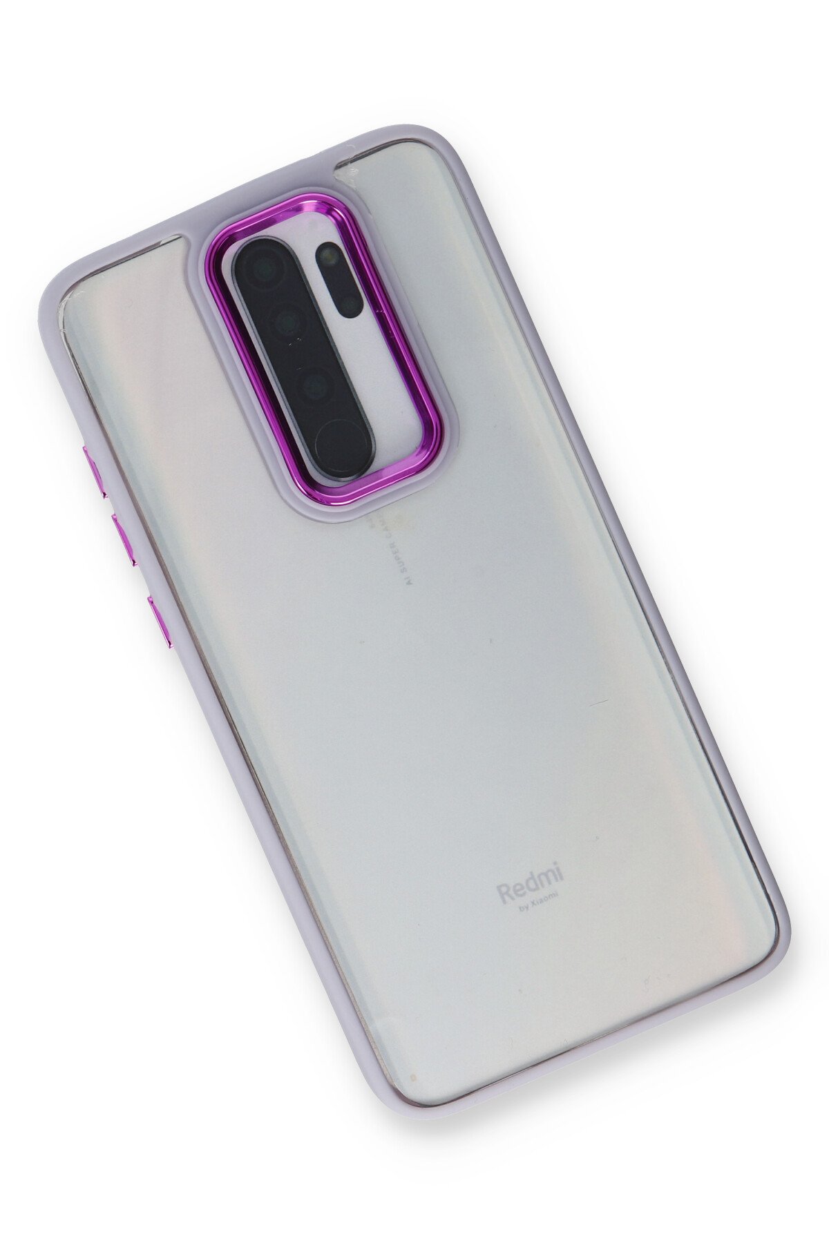 Newface Xiaomi Redmi Note 8 Pro Kılıf Montreal Yüzüklü Silikon Kapak - Sarı