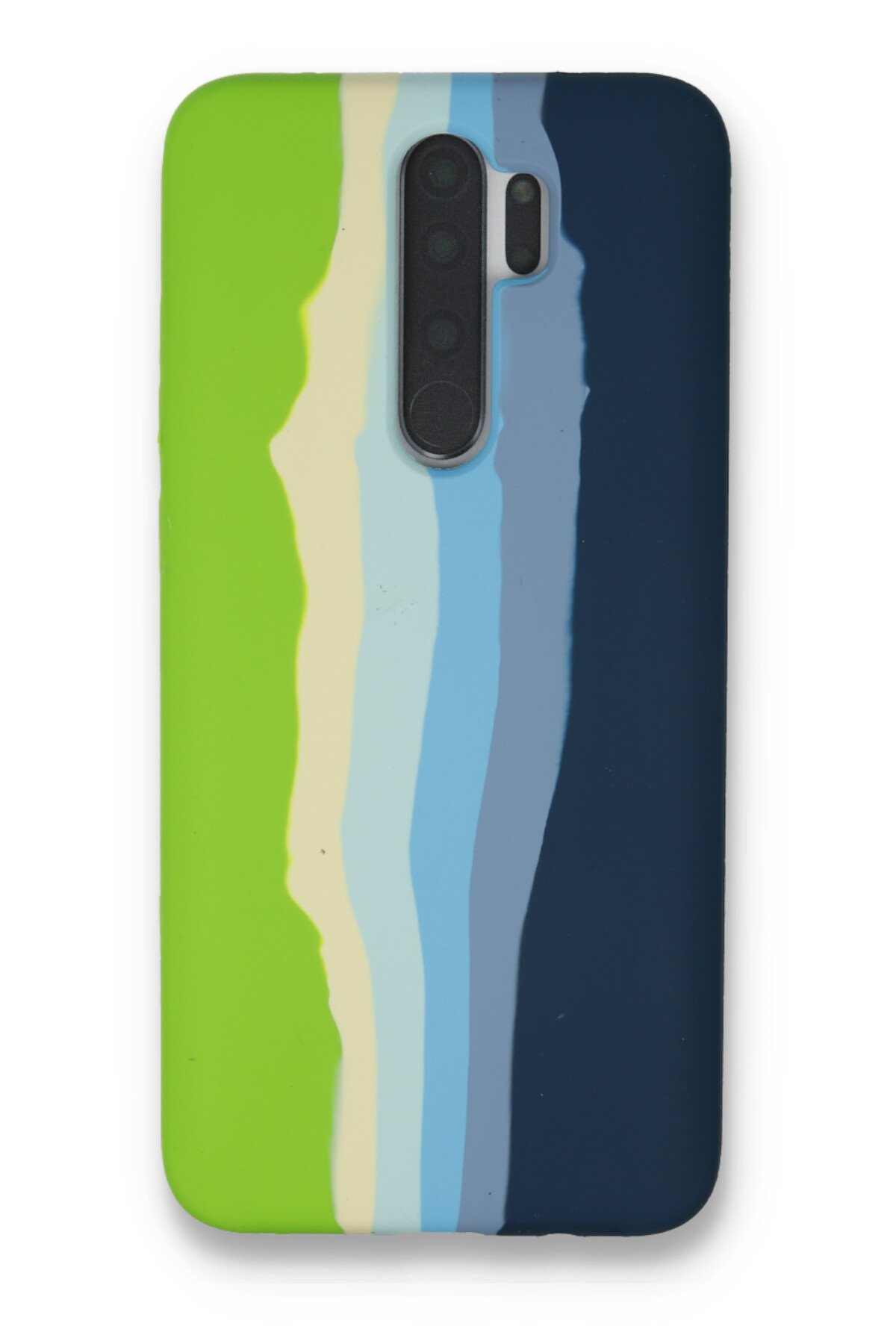Newface Xiaomi Redmi Note 8 Pro Kılıf Montreal Yüzüklü Silikon Kapak - Yeşil