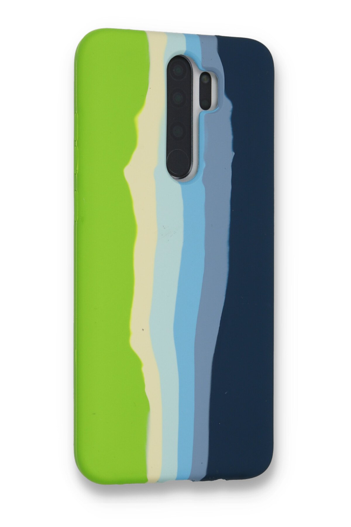 Newface Xiaomi Redmi Note 8 Pro Kılıf Montreal Yüzüklü Silikon Kapak - Yeşil