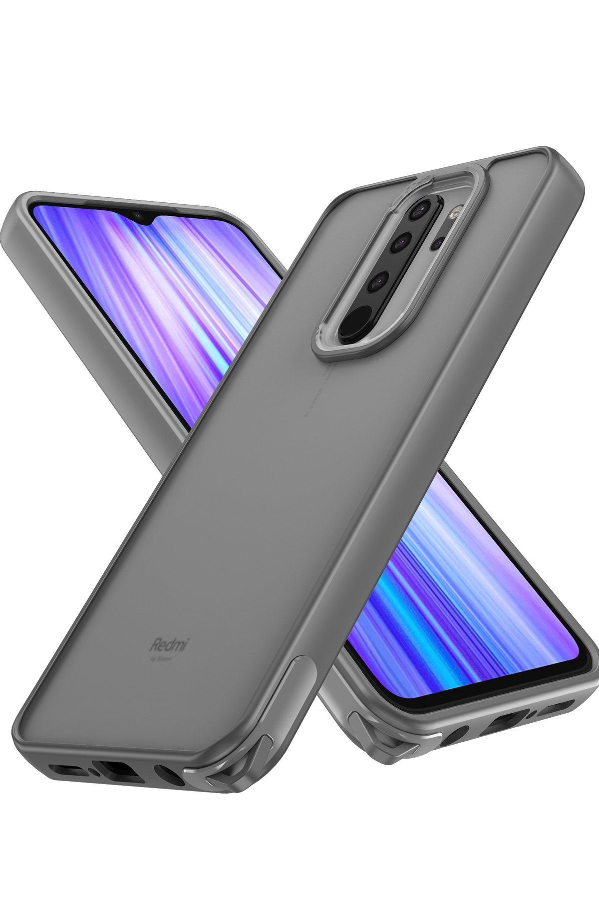 Newface Xiaomi Redmi Note 8 Pro Kılıf Esila Silikon - Kırmızı