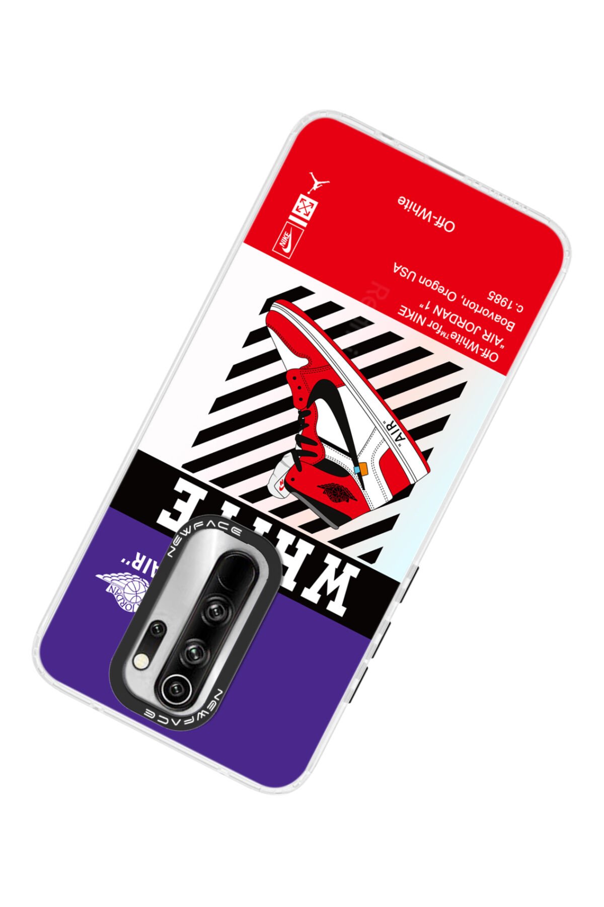 Newface Xiaomi Redmi Note 8 Pro Kılıf Nano içi Kadife Silikon - Turuncu