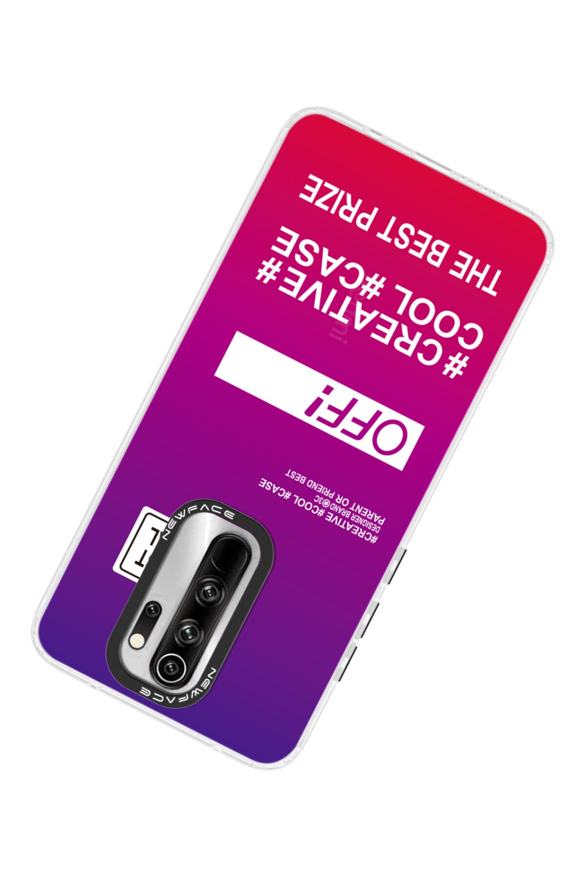 Newface Xiaomi Redmi Note 8 Pro Kılıf Trend S Plus Kapaklı Kılıf - Gold