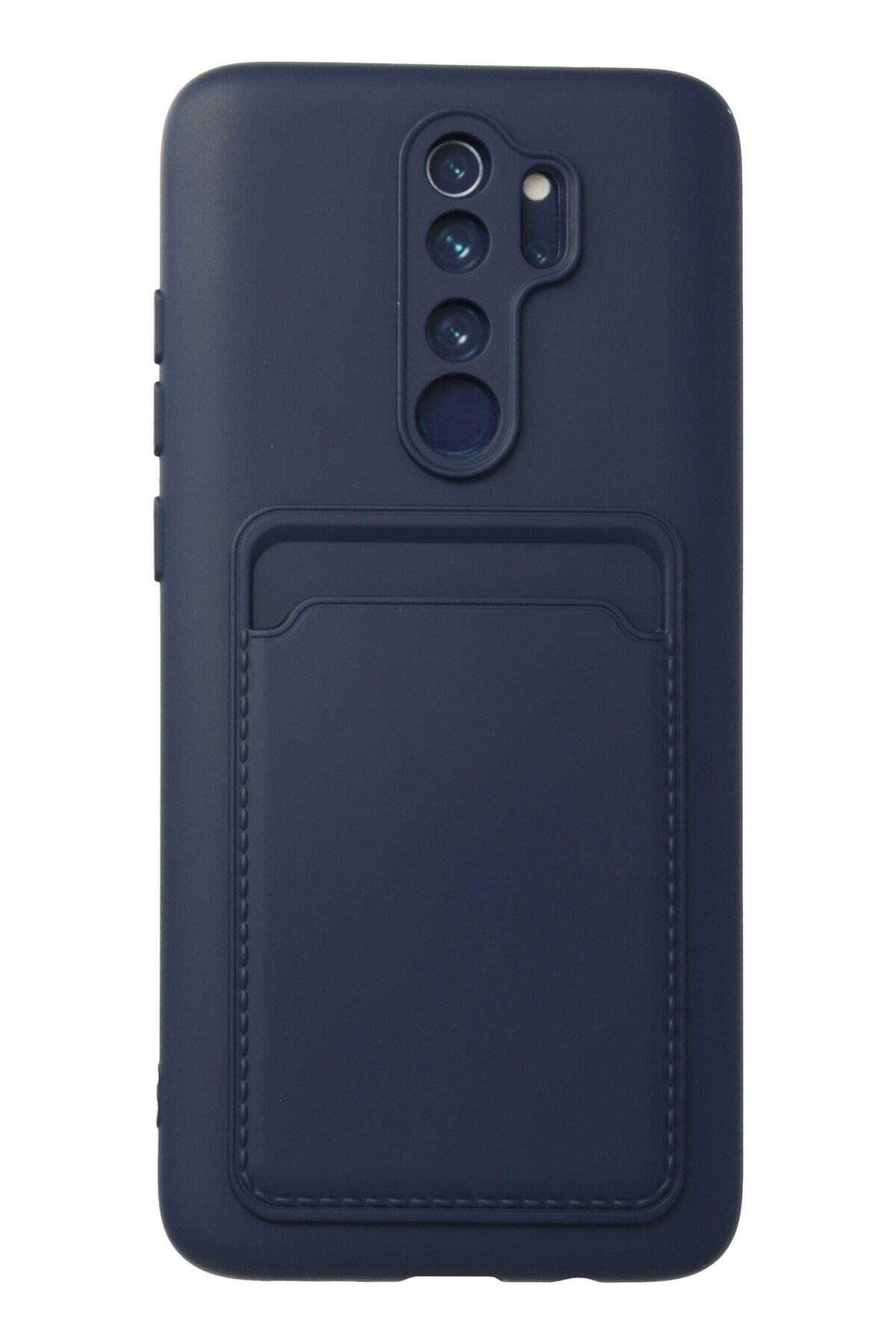 Newface Xiaomi Redmi Note 8 Pro Kılıf Palm Buzlu Kamera Sürgülü Silikon - Kırmızı