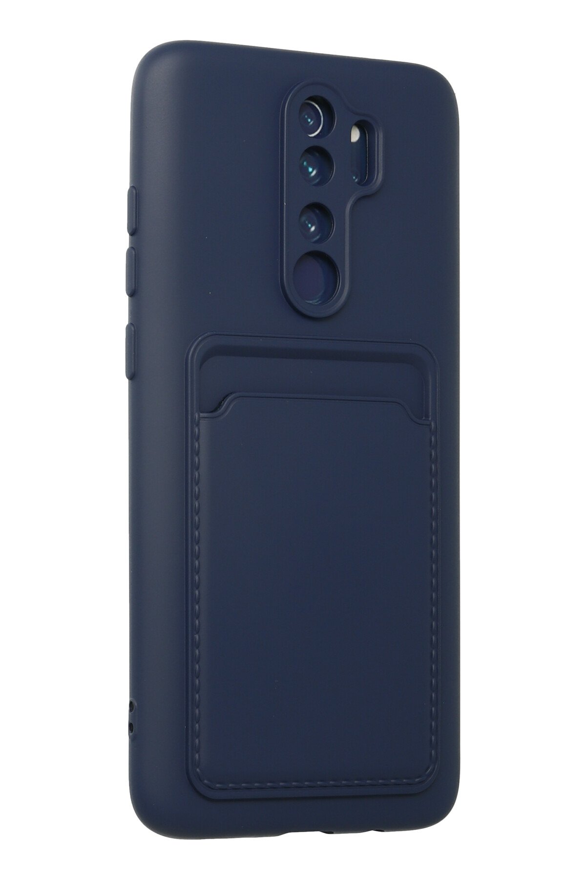 Newface Xiaomi Redmi Note 8 Pro Kılıf Palm Buzlu Kamera Sürgülü Silikon - Kırmızı