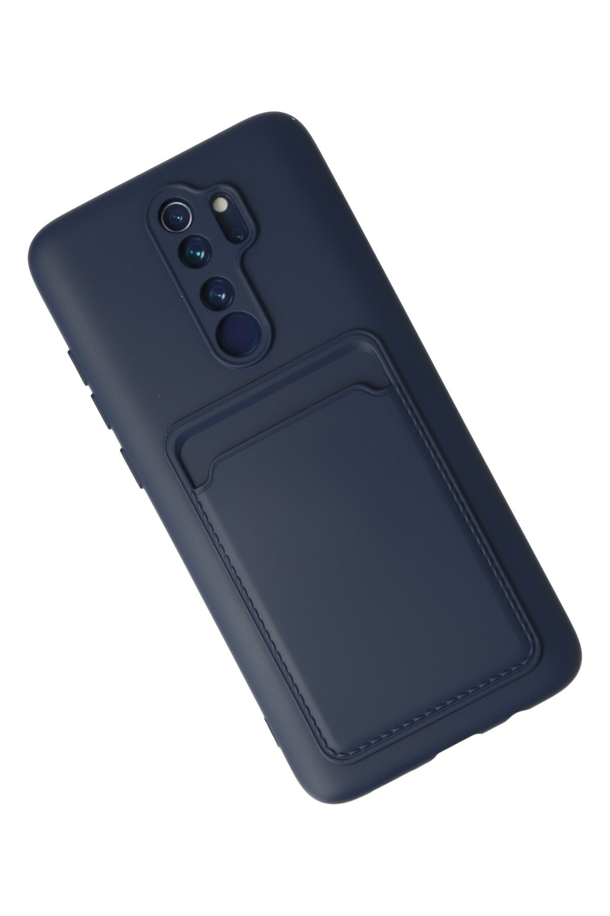 Newface Xiaomi Redmi Note 8 Pro Kılıf Palm Buzlu Kamera Sürgülü Silikon - Kırmızı