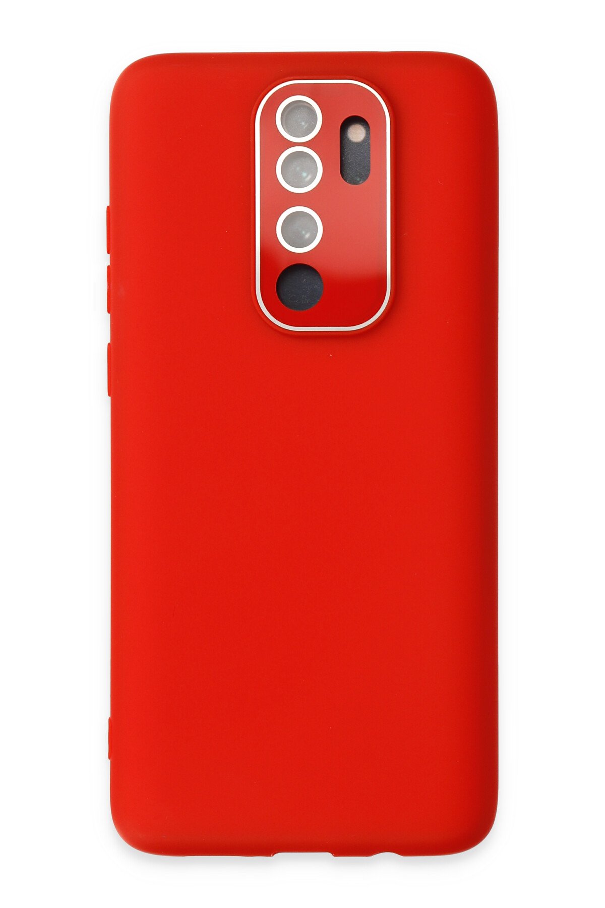 Newface Xiaomi Redmi Note 8 Pro Kılıf Platin Silikon - Kırmızı