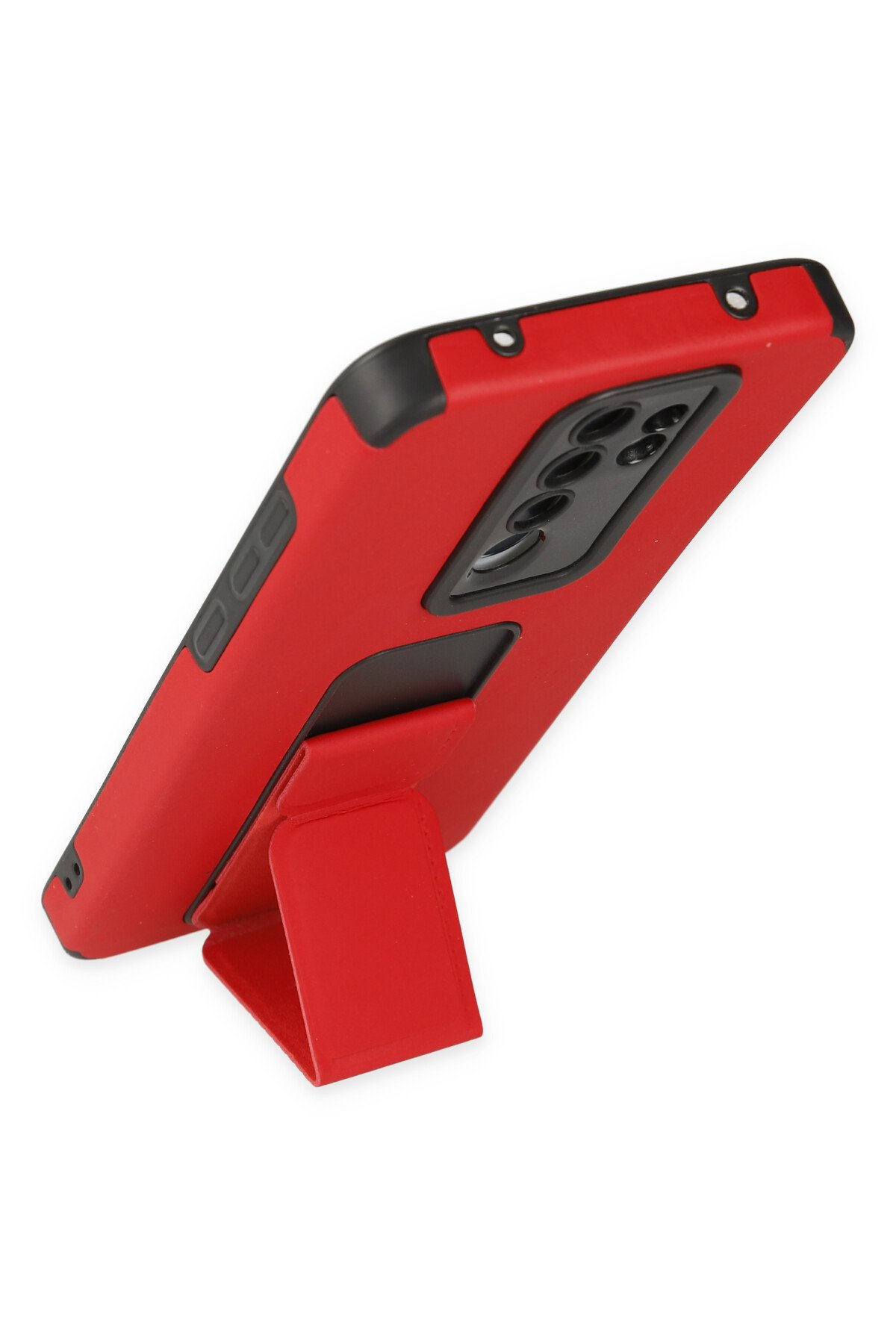 Newface Xiaomi Redmi Note 8 Pro Kılıf Mega Standlı Silikon - Pudra