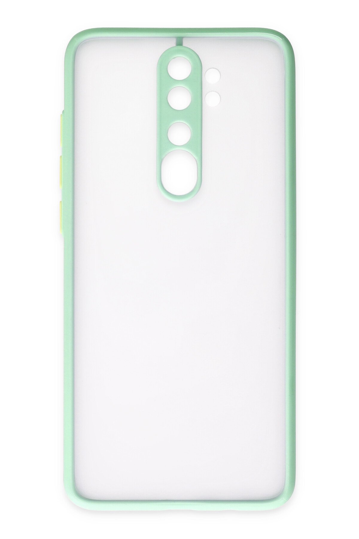 Newface Xiaomi Redmi Note 8 Pro Kılıf Nano içi Kadife  Silikon - Koyu Yeşil