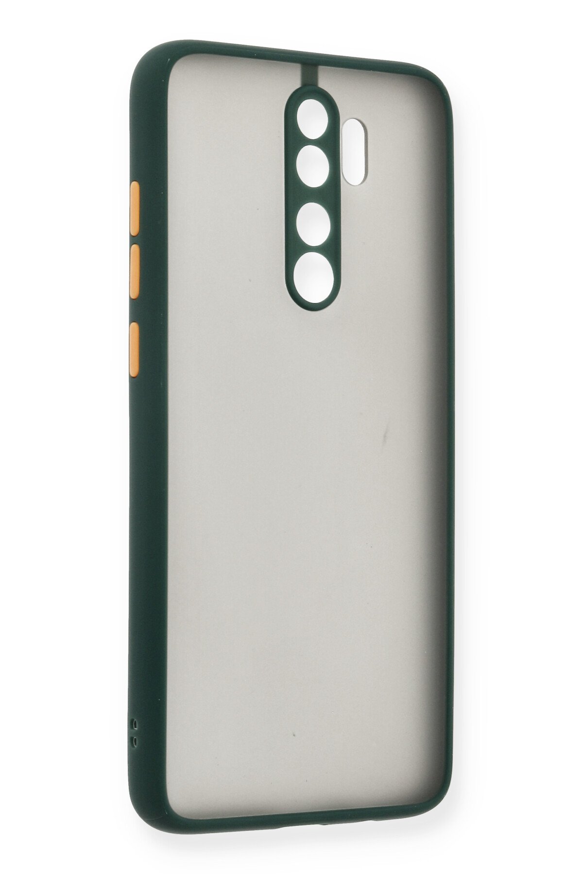 Newface Xiaomi Redmi Note 8 Pro Kılıf Montreal Yüzüklü Silikon Kapak - Buz Mavi