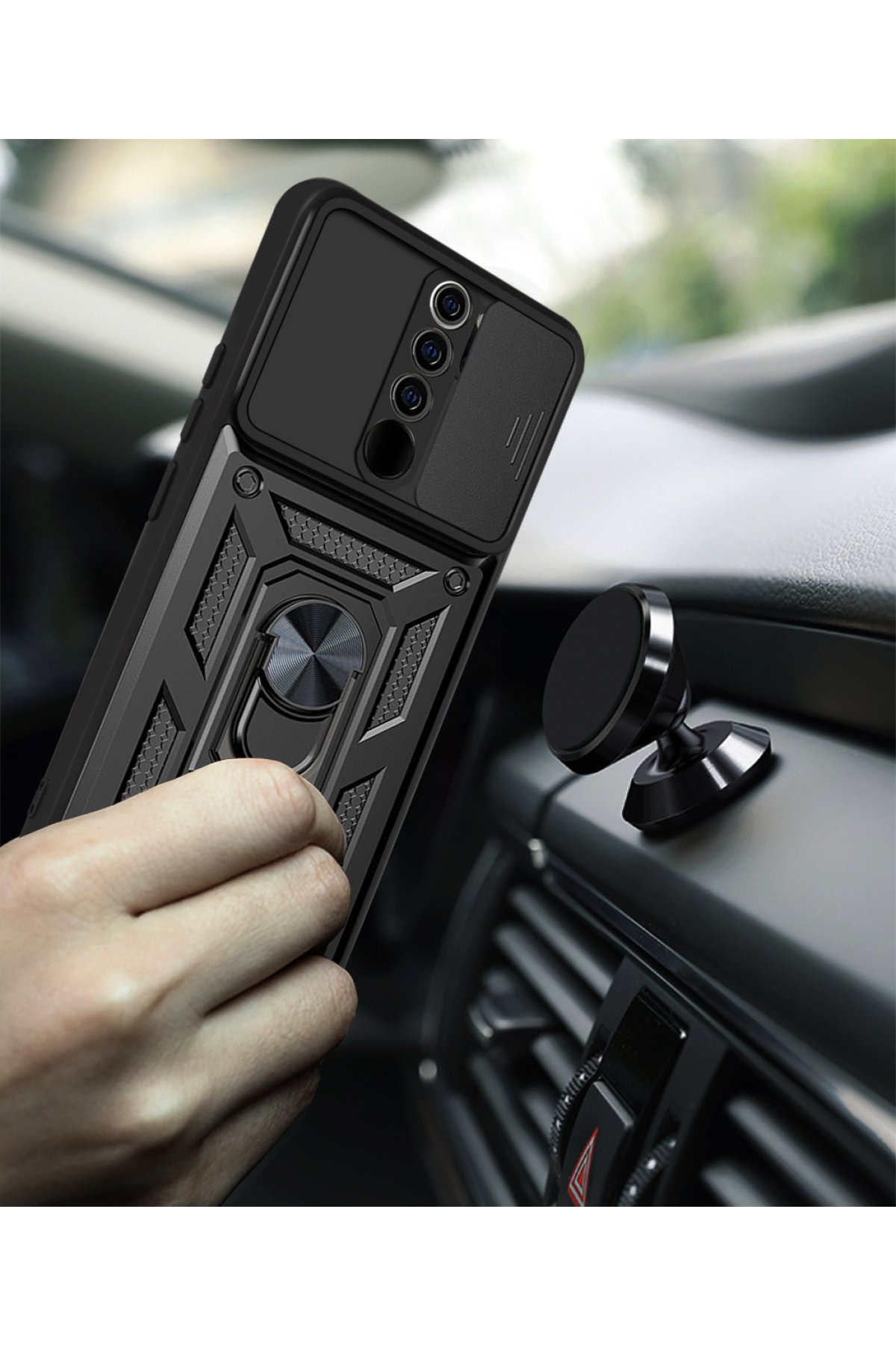 Newface Xiaomi Redmi Note 8 Pro Kılıf First Silikon - Mürdüm